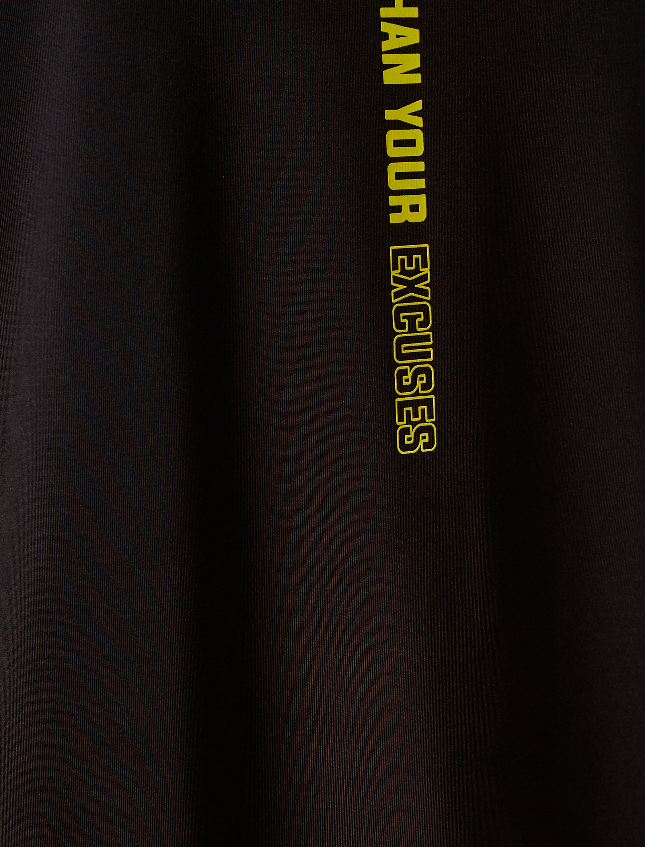   Spor Tişört Slogan Baskılı Bisiklet Yaka