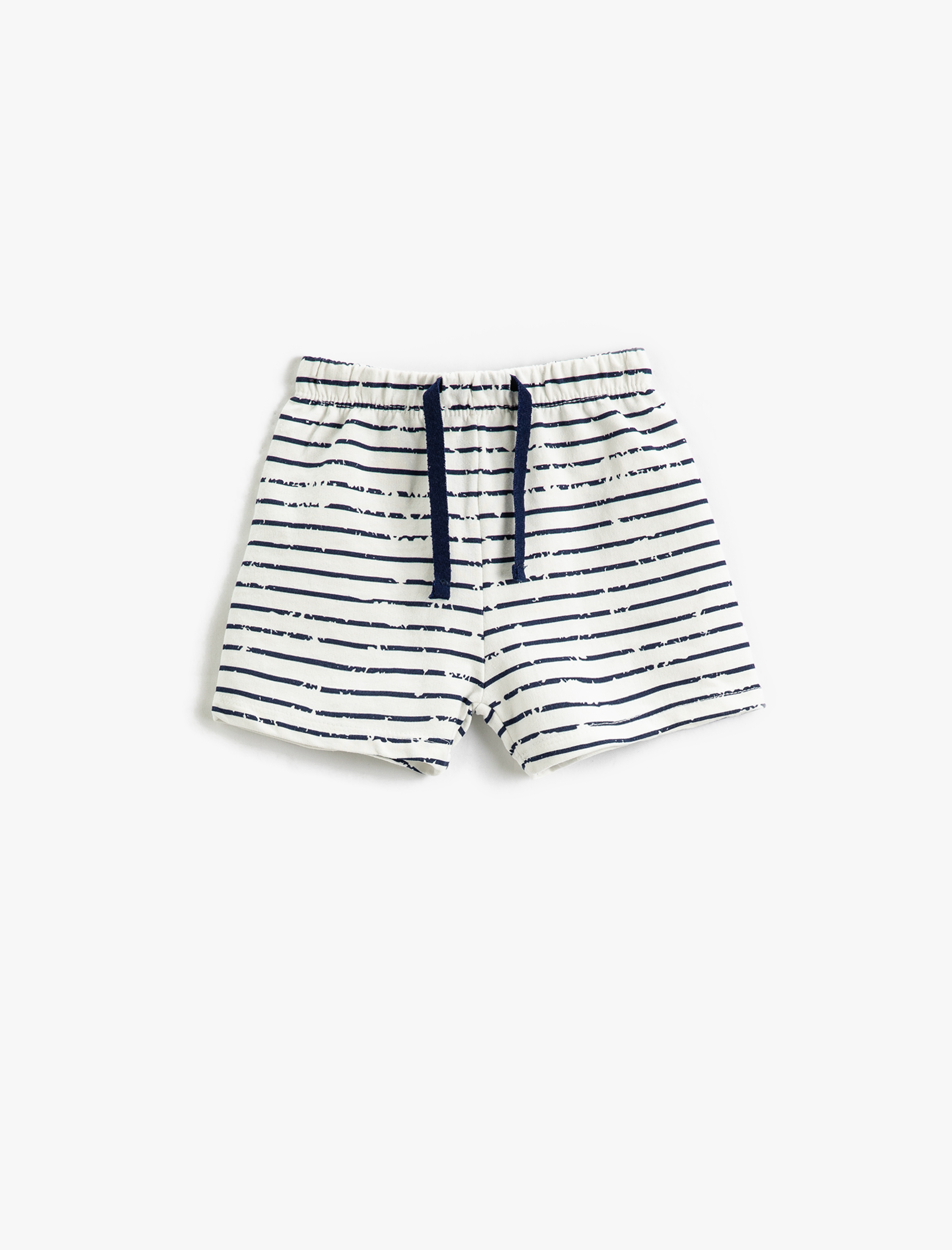  Erkek Bebek Basic Şort Beli Bağlamalı Lastikli