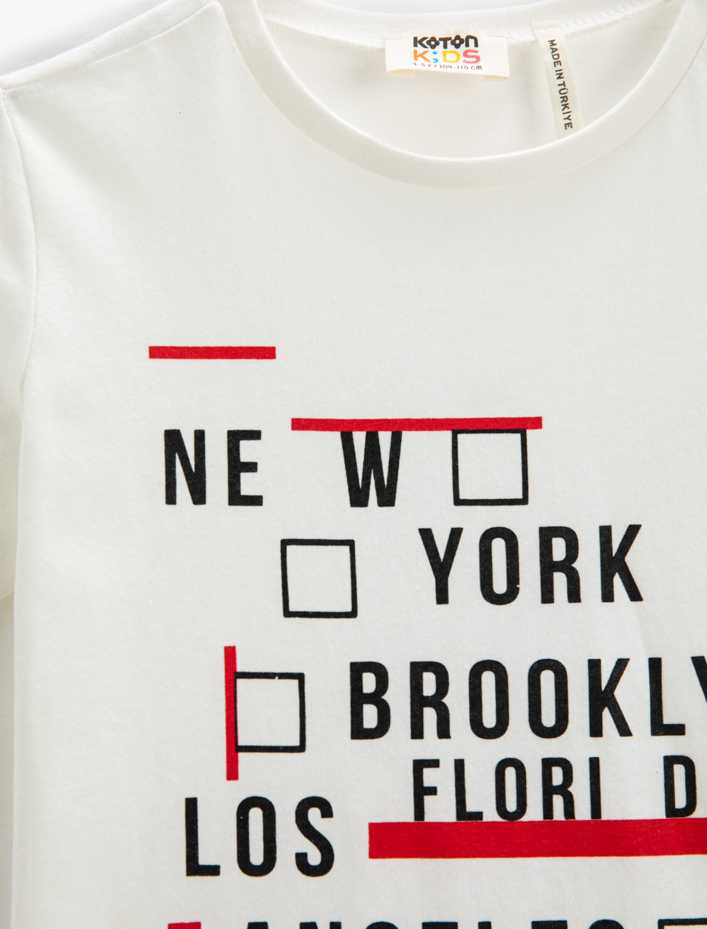  Erkek Çocuk Baskılı Tişört Kısa Kollu Bisiklet Yaka Pamuklu