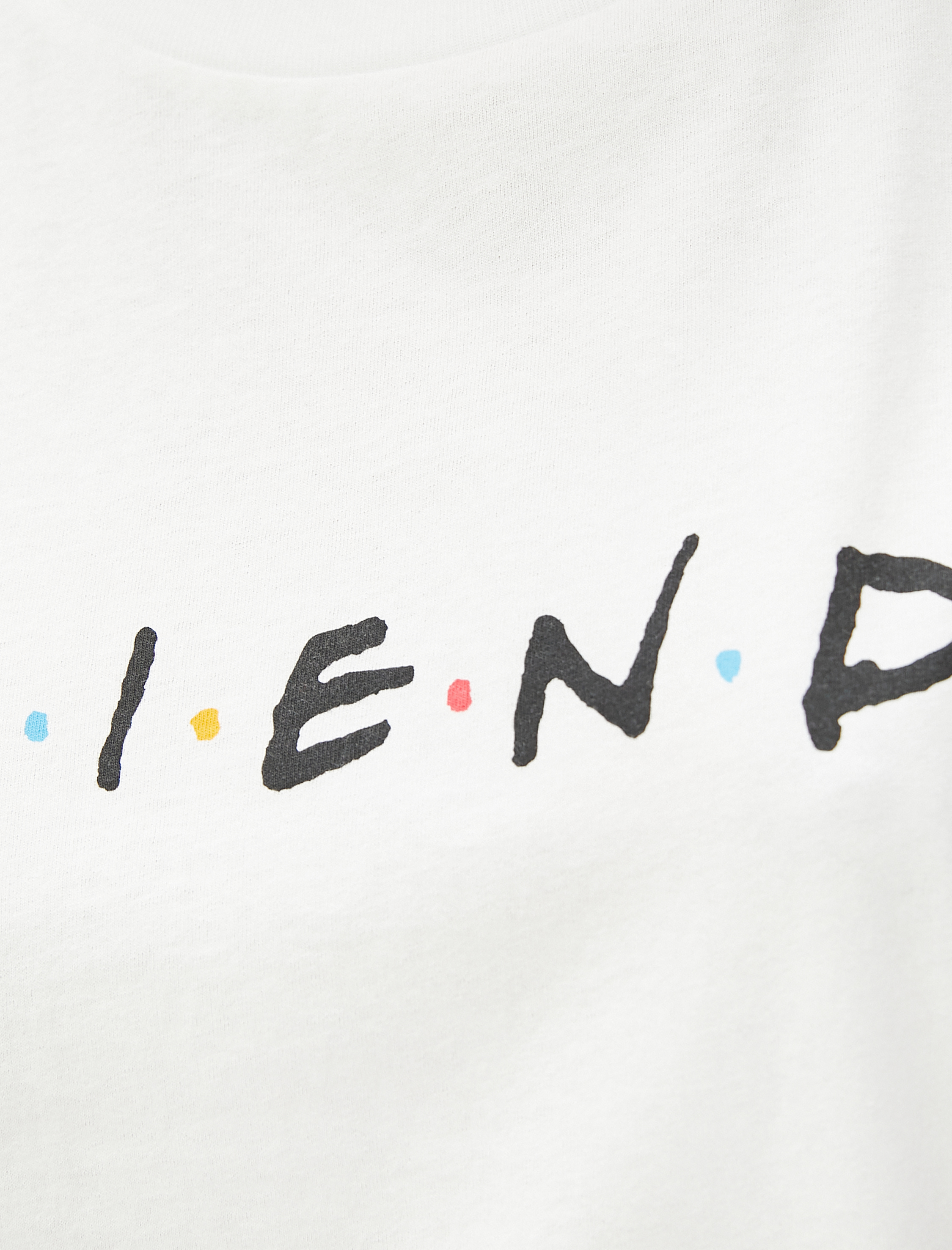   Friends Tişört Lisanslı Kısa Kollu Bisiklet Yaka Pamuklu