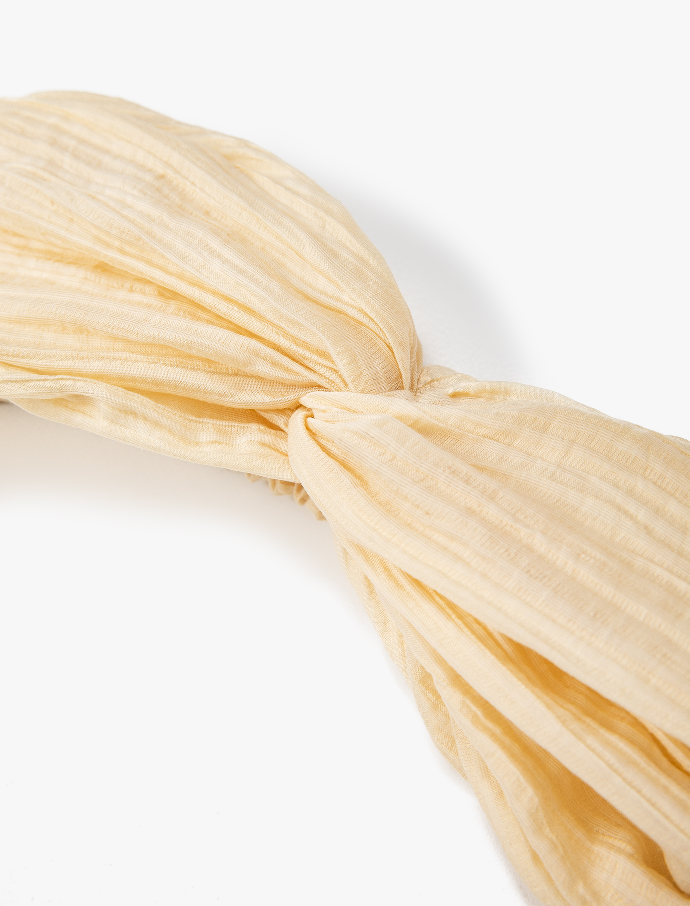  Kadın Düğümlü Saç Bandı Lastik Detaylı