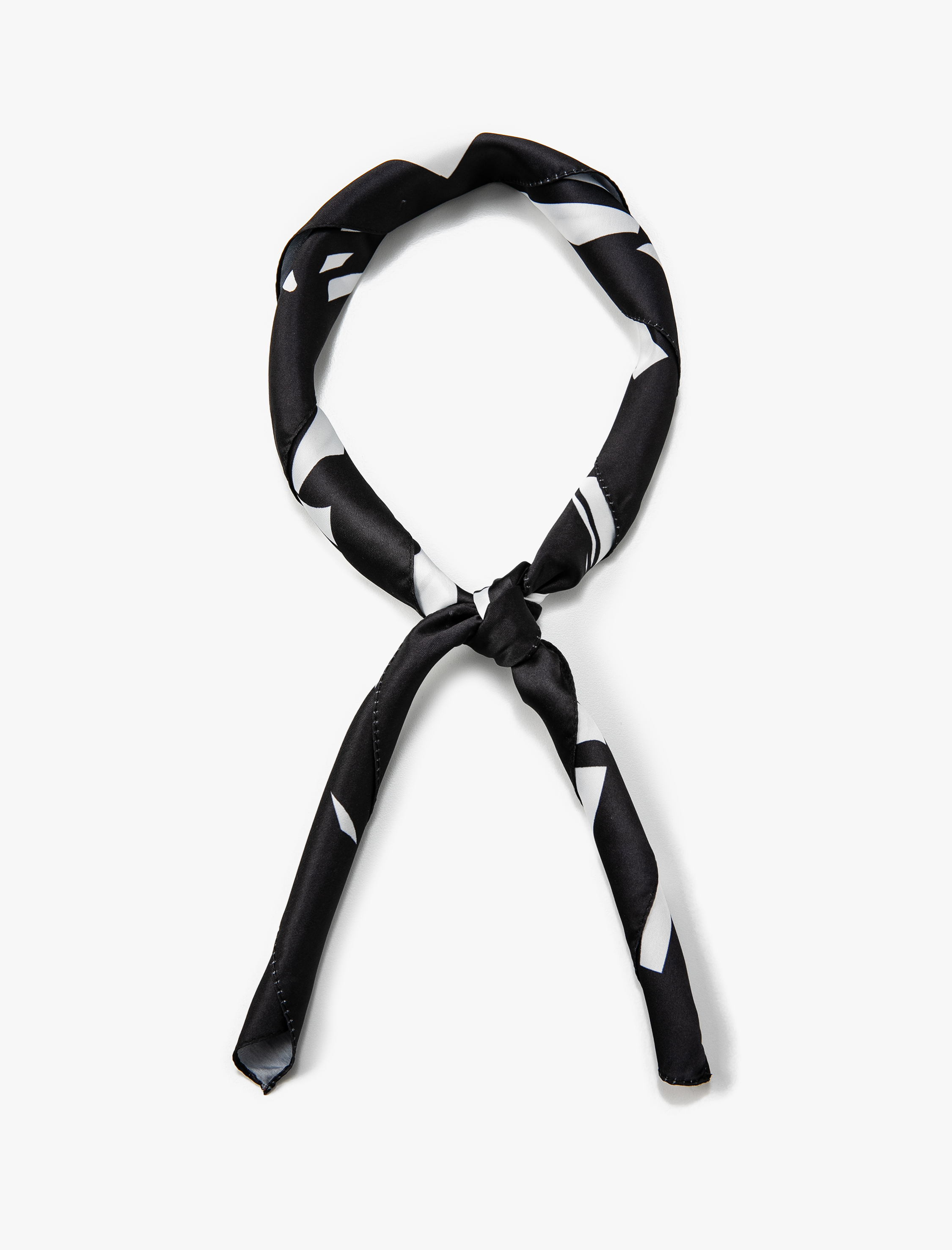  Kadın Bandana Floral Baskılı Parlak