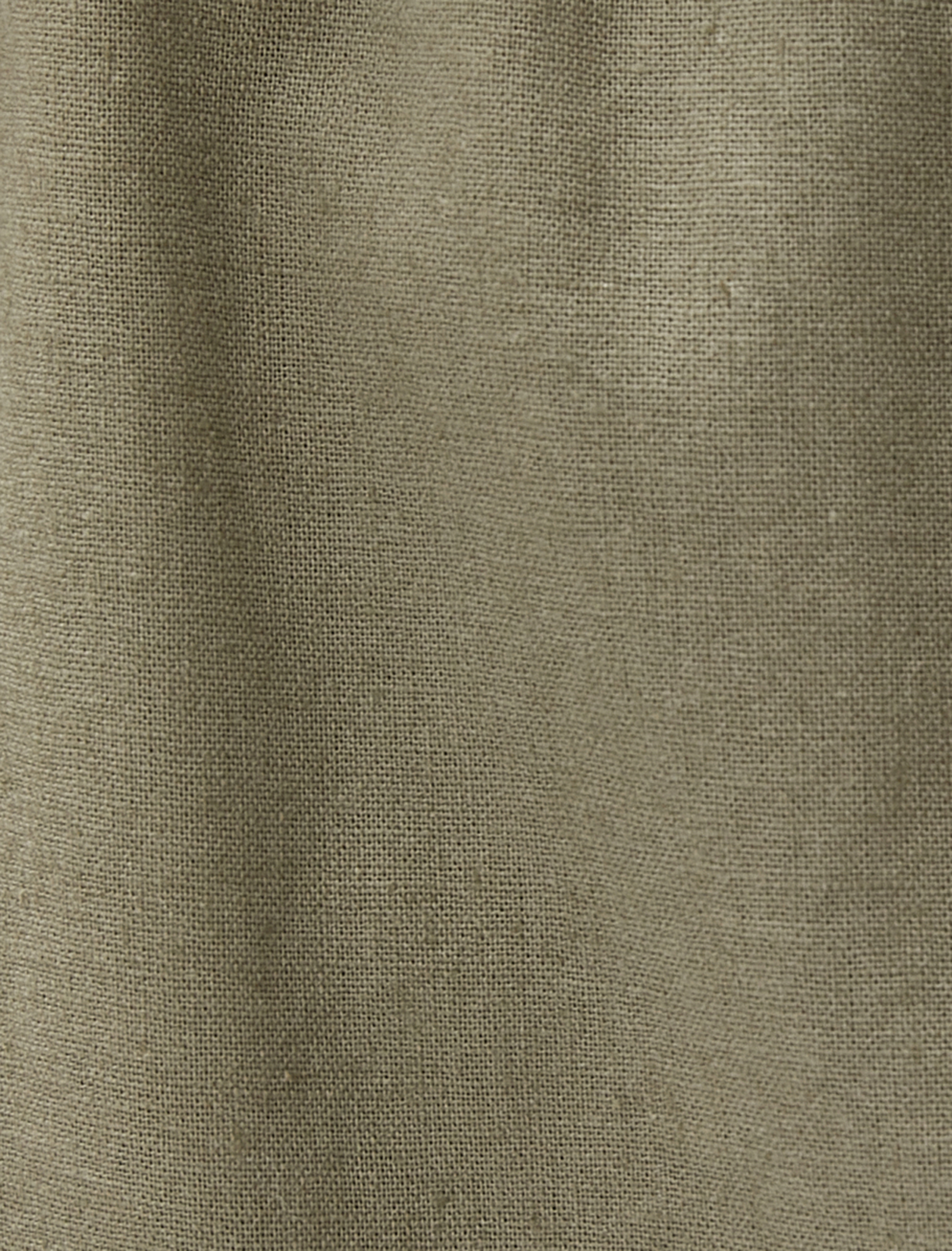 Keten Karışımlı Kargo Pantolon Cepli Beli Bağlamalı