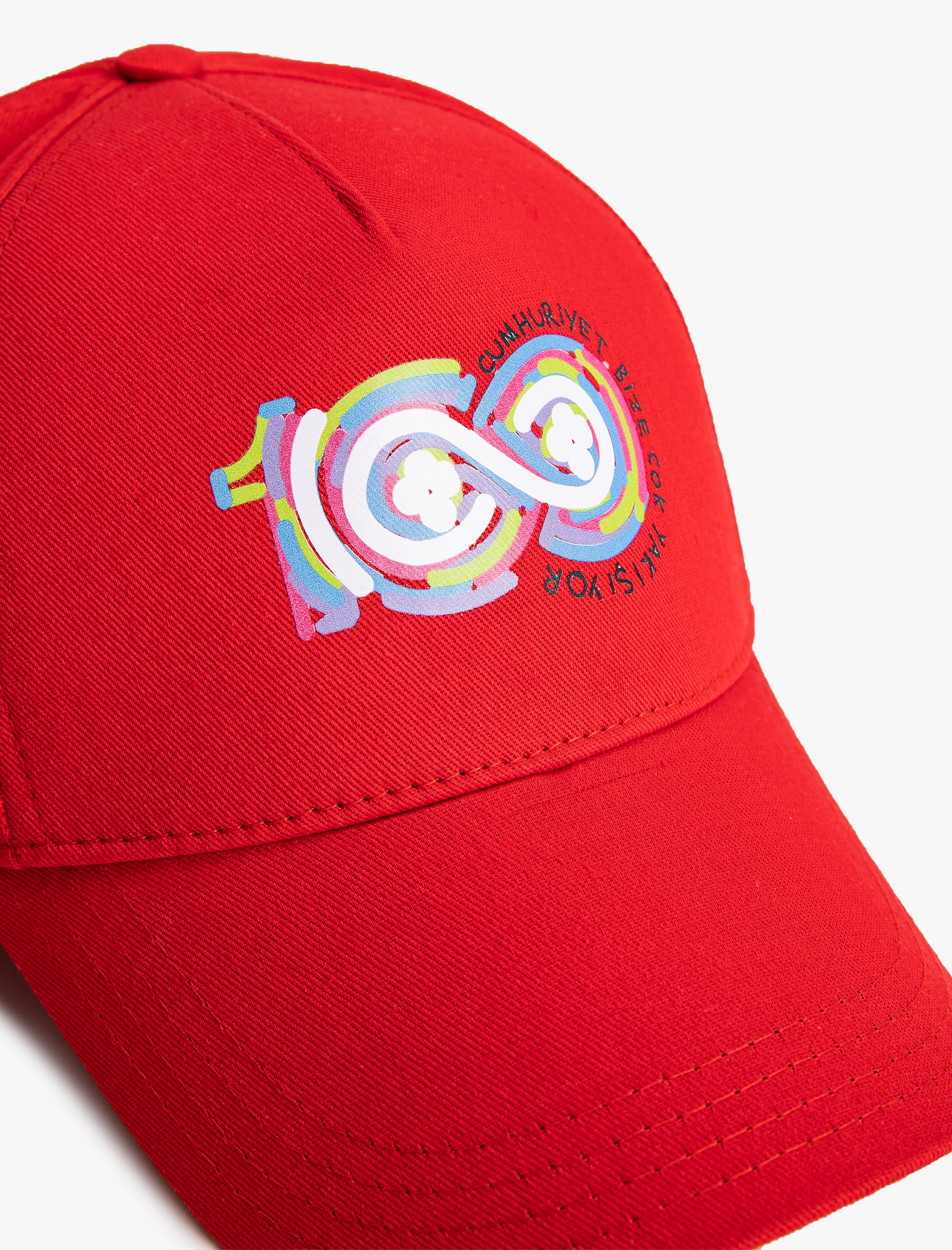  Kız Çocuk / Erkek Çocuk Şapka Cap Pamuklu Atatürk İmza Baskılı 100. Yıla Özel