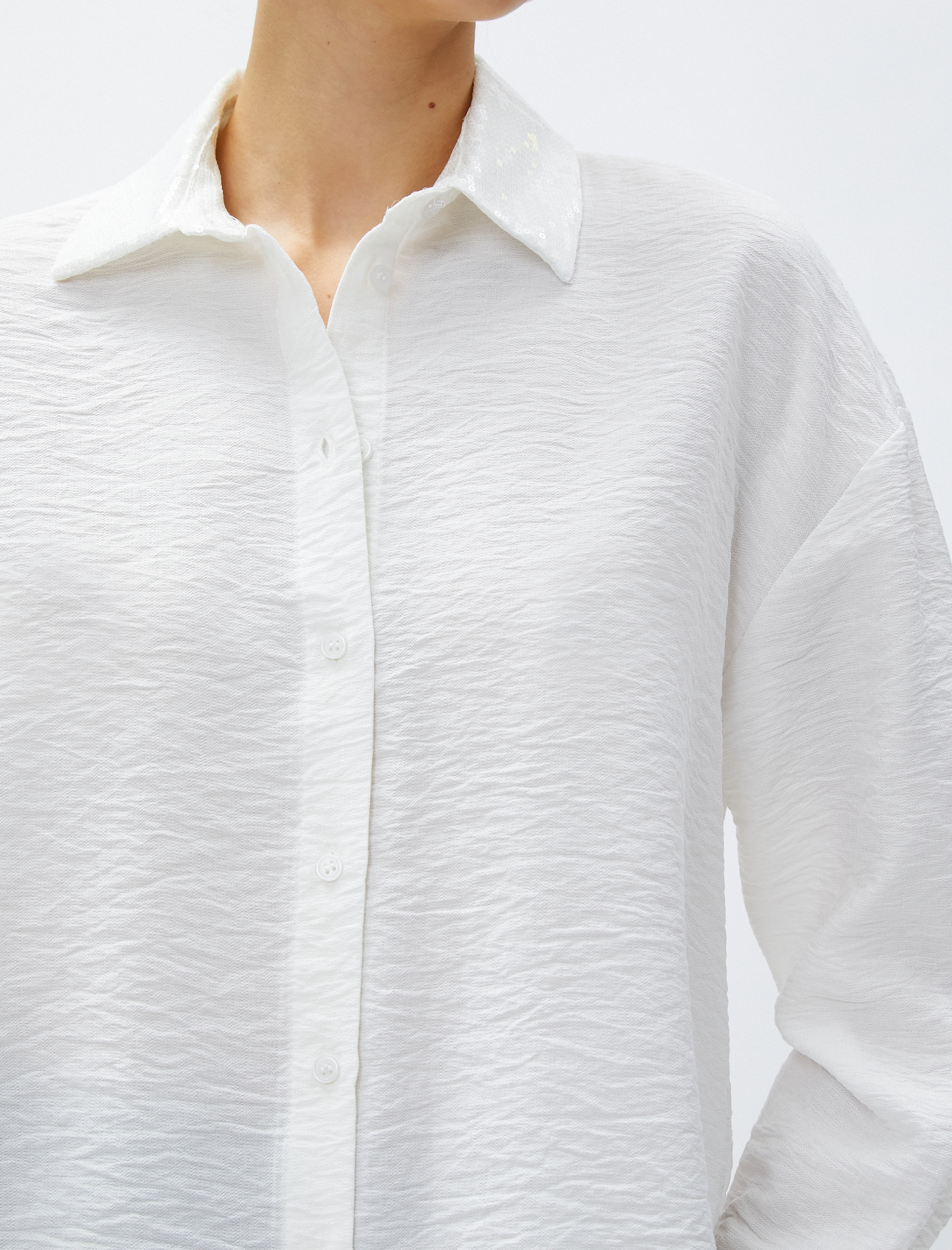   Basic Gömlek Uzun Kollu Rahat Kesim