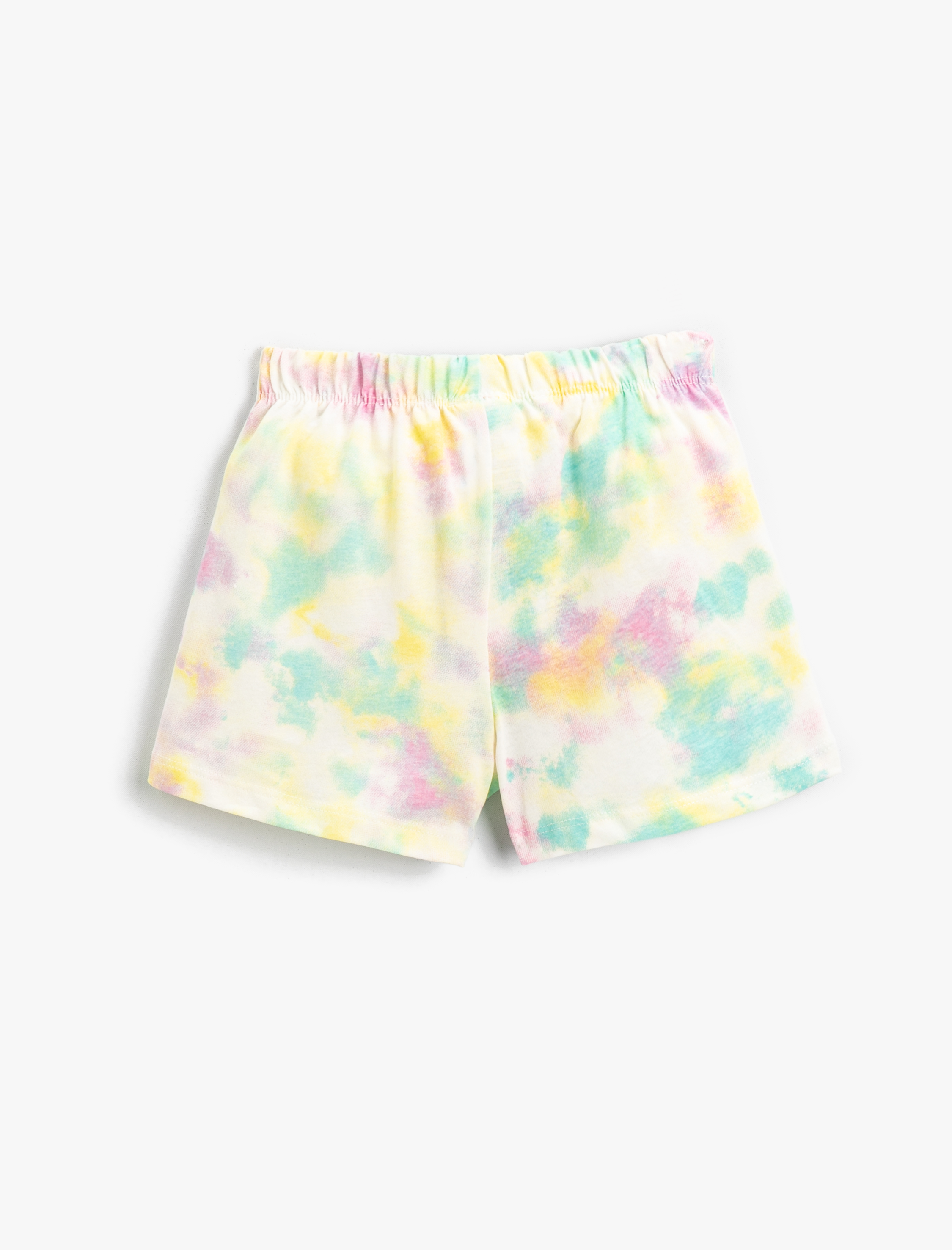  Kız Çocuk Batik Desenli Şort Pamuklu