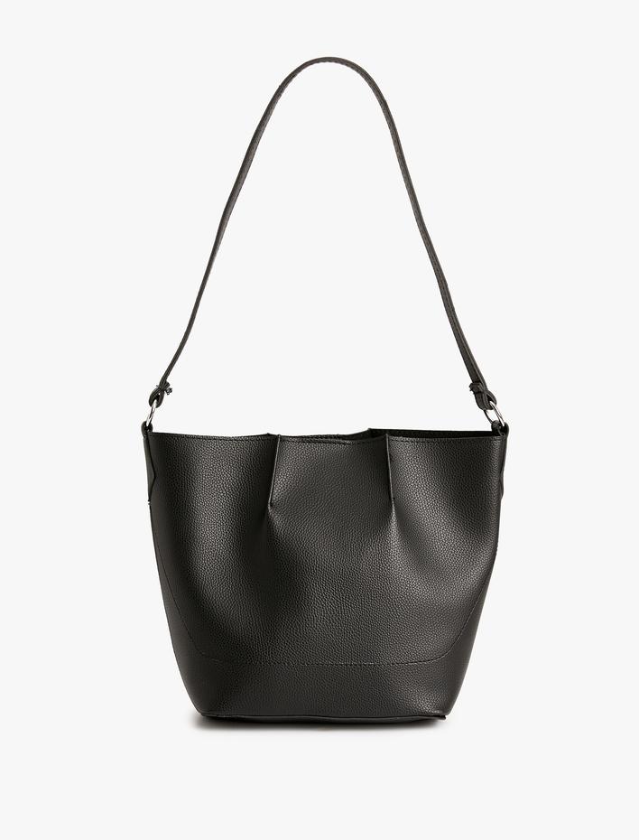 Kadın Hobo Çanta Suni Deri Büyük Boy