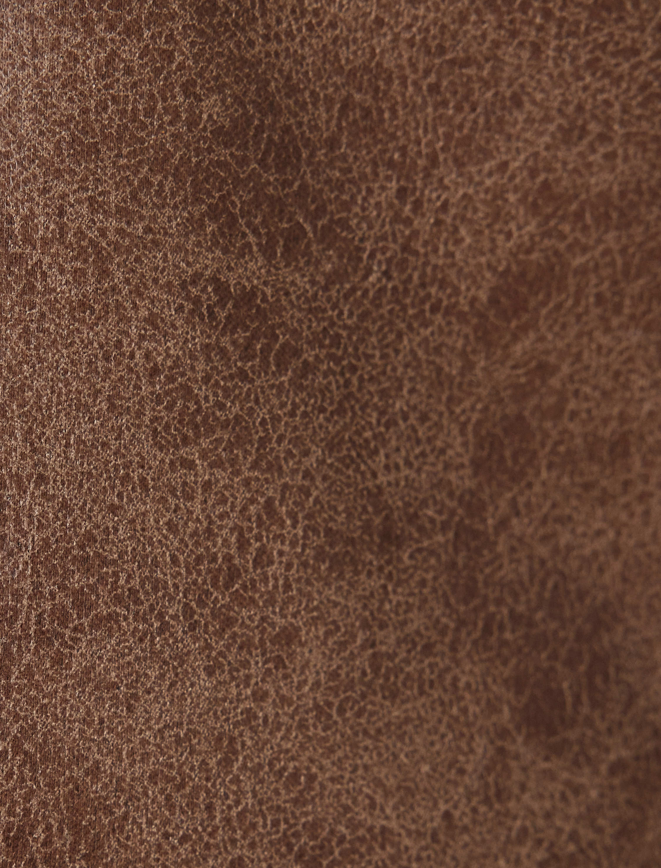   Peluş Yaka Detaylı Fermuarlı Suni Deri Ceket