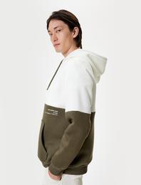 Kanguru Cepli Basic Şardonlu Pamuklu Oversize Kapşonlu Sweatshirt