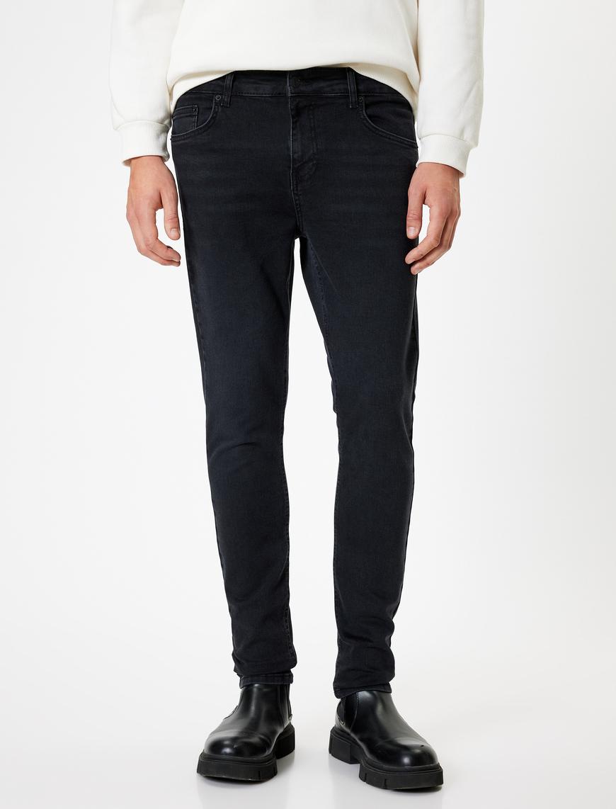   Standart Bel Skinny Fit Kot Pantolon - Michael Jean