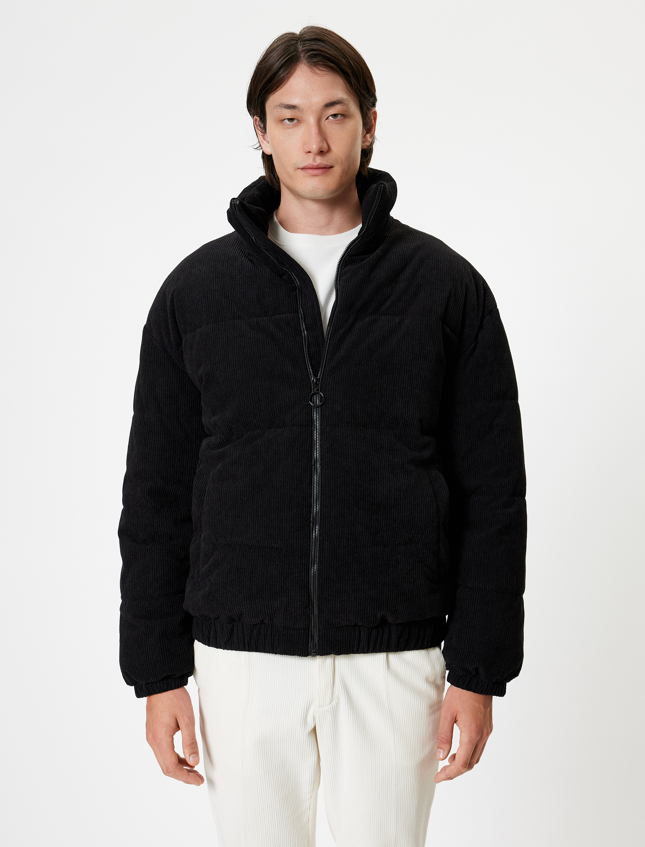   Şişme Mont Kadife Görünümlü