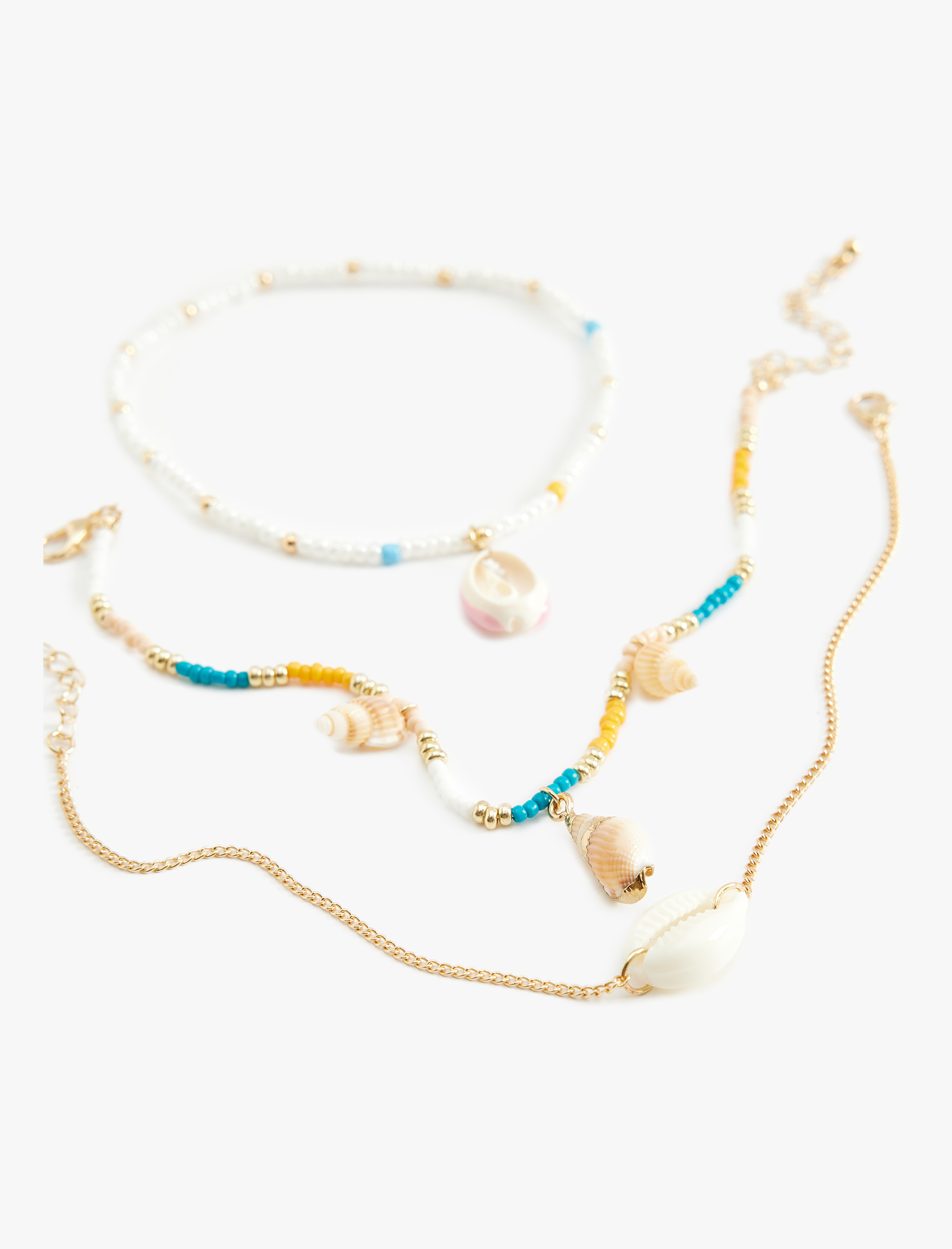  Kadın 3'lü Bileklik Seti Boncuklu