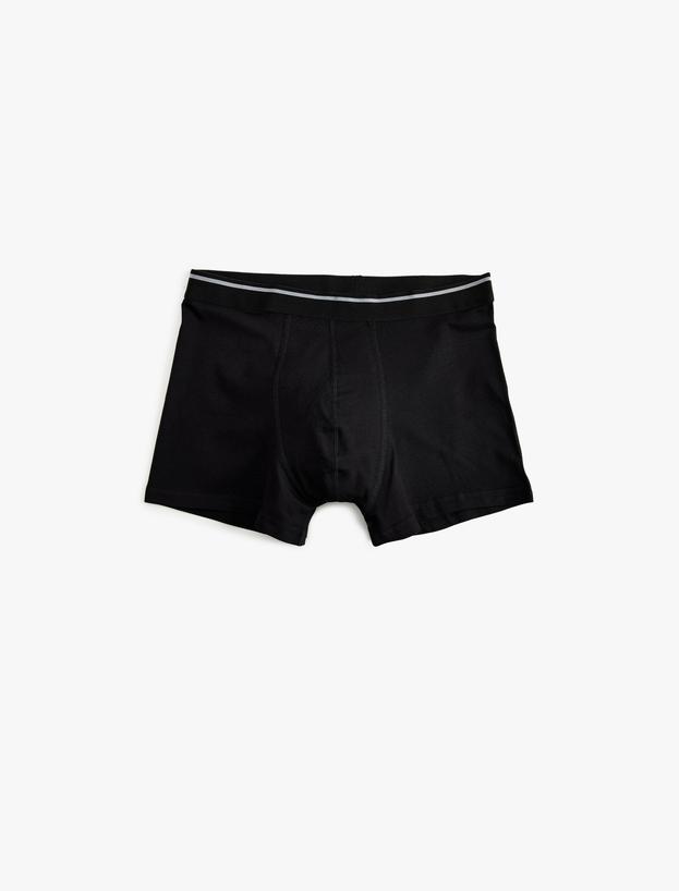 3'lü Boxer Seti Slim Fit Soyut Baskılı Pamuklu_2