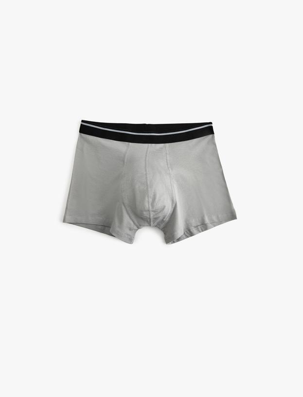 3'lü Boxer Seti Slim Fit Soyut Baskılı Pamuklu_3