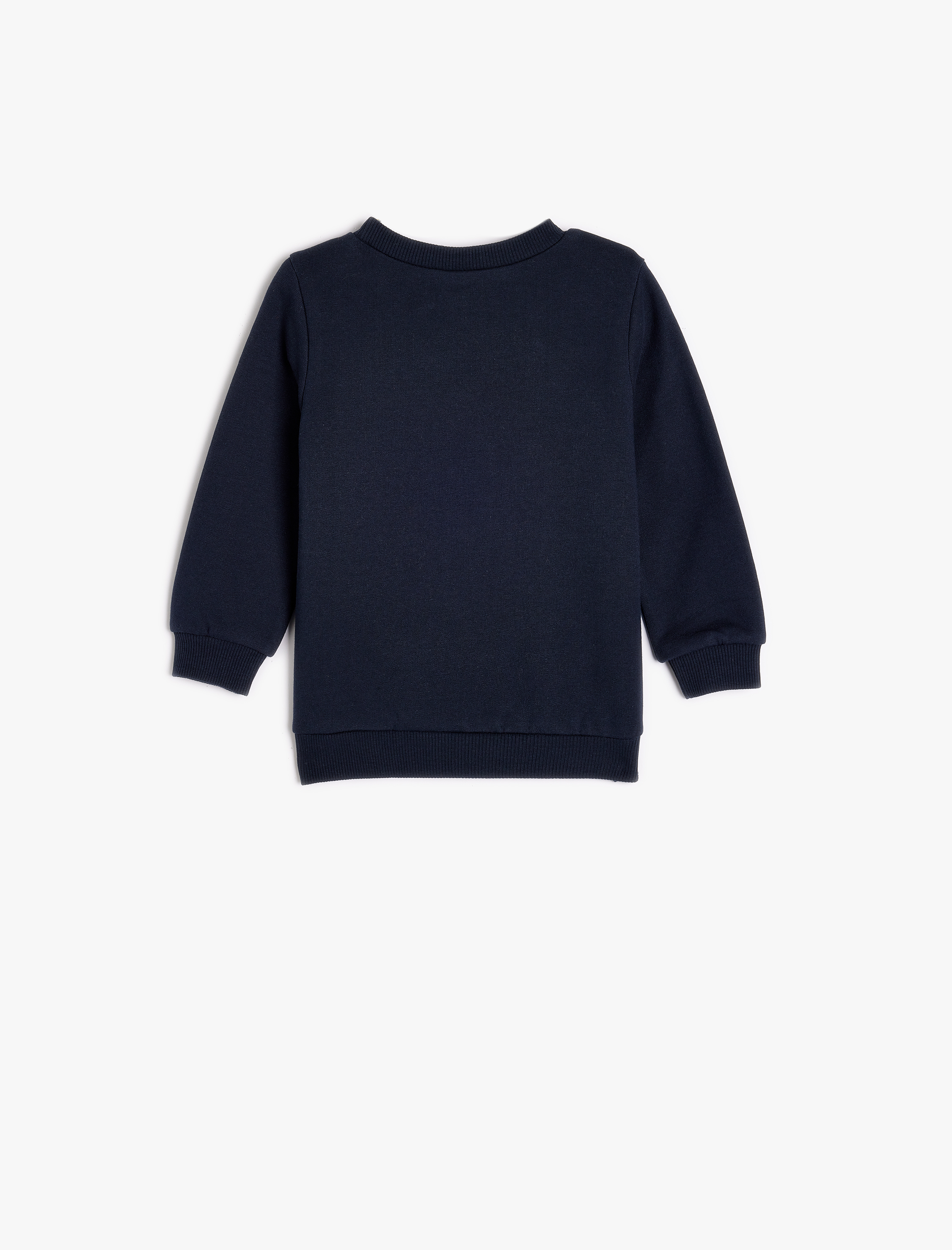  Erkek Bebek Kaplanlı Sweat Uzun Kollu Bisiklet Yaka Pamuklu Şardonlu