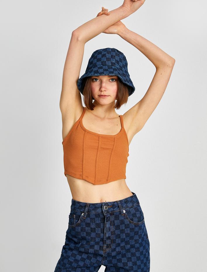  Korse Büstiyer İnce Askılı U Yaka