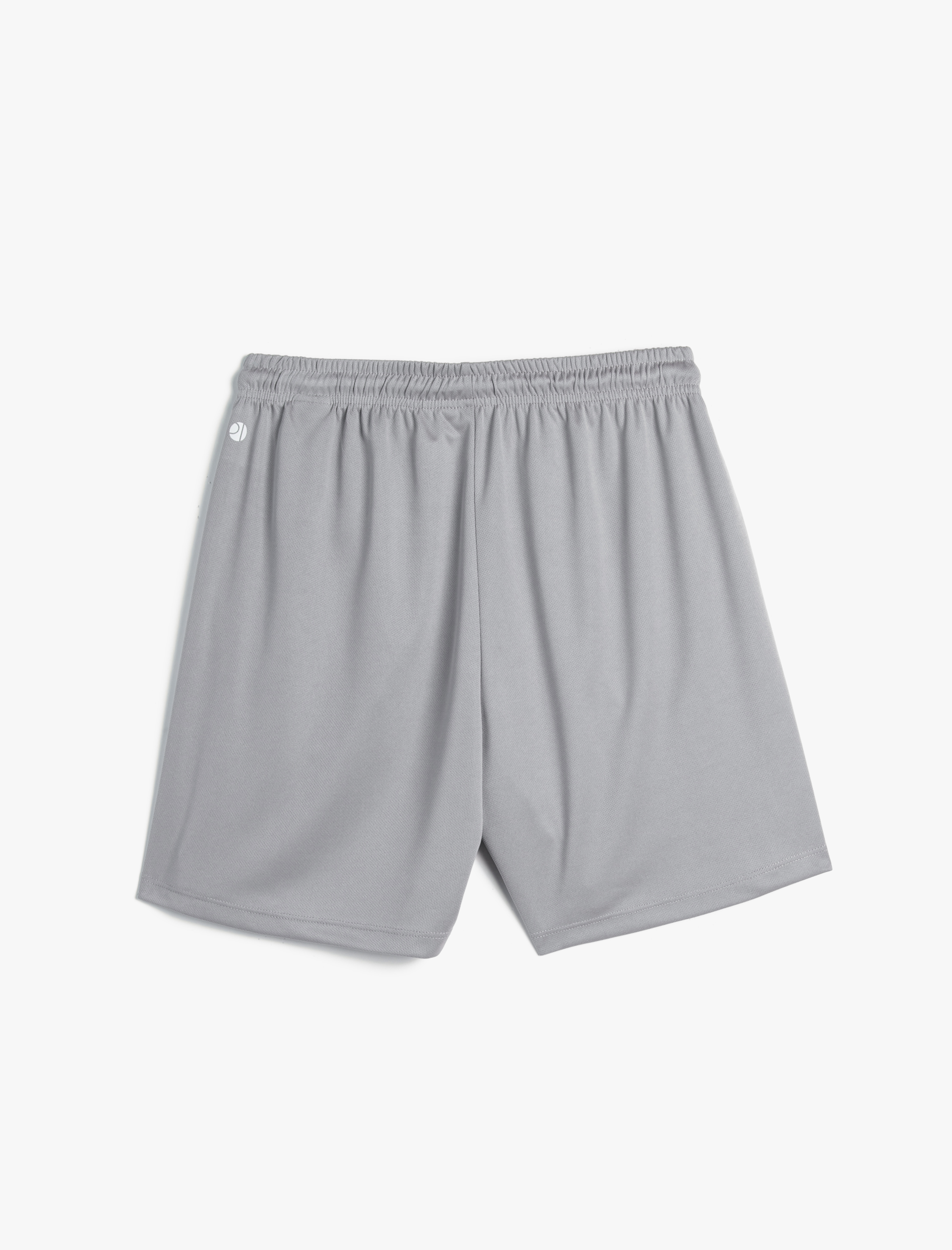   Spor Şort Beli Bağcıklı Şerit Baskılı Cep Detaylı