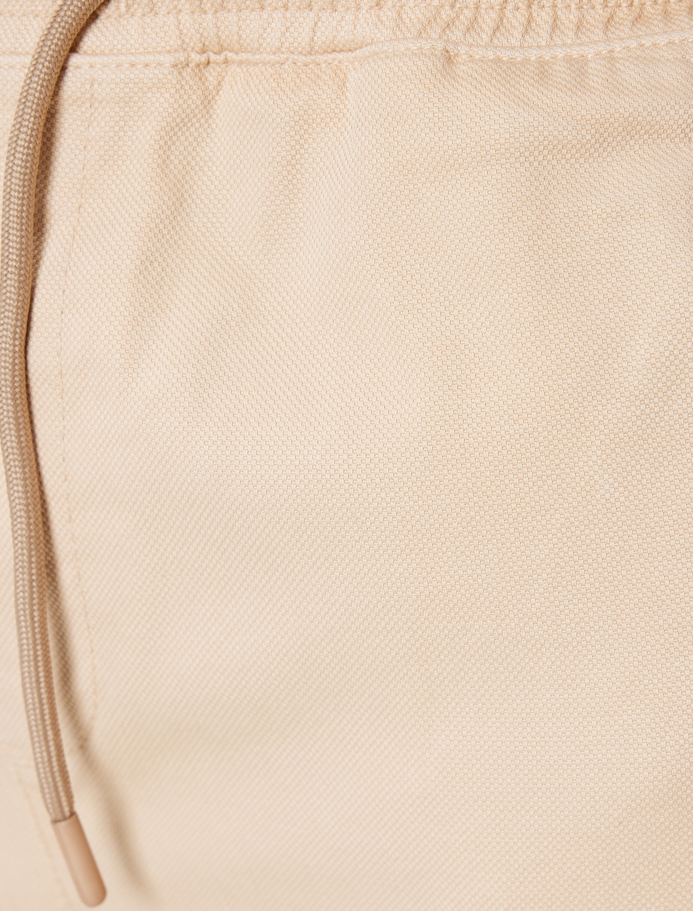 Bermuda Şort Kanvas Beli Lastikli Cep Detaylı Pamuklu