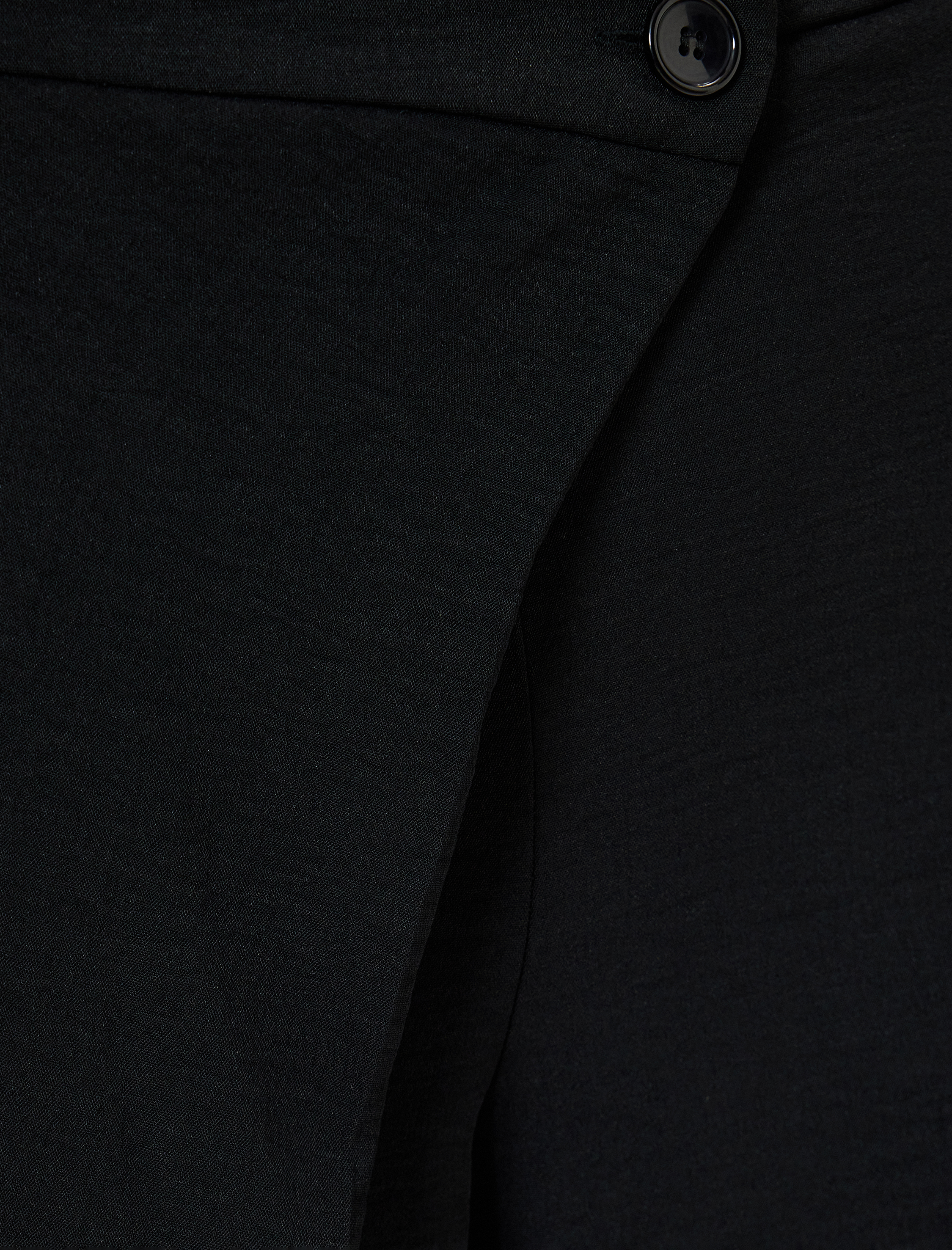   Kruvaze Detaylı Bol Paça Pantolon Aerobin Kumaş