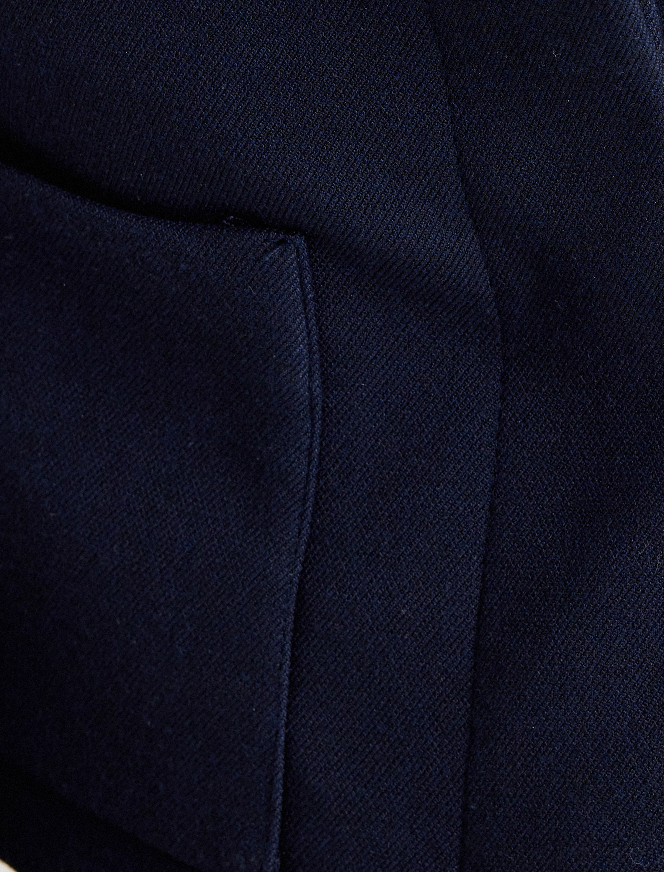   Crop Ceket Cepli Gömlek Yaka Düğmeli