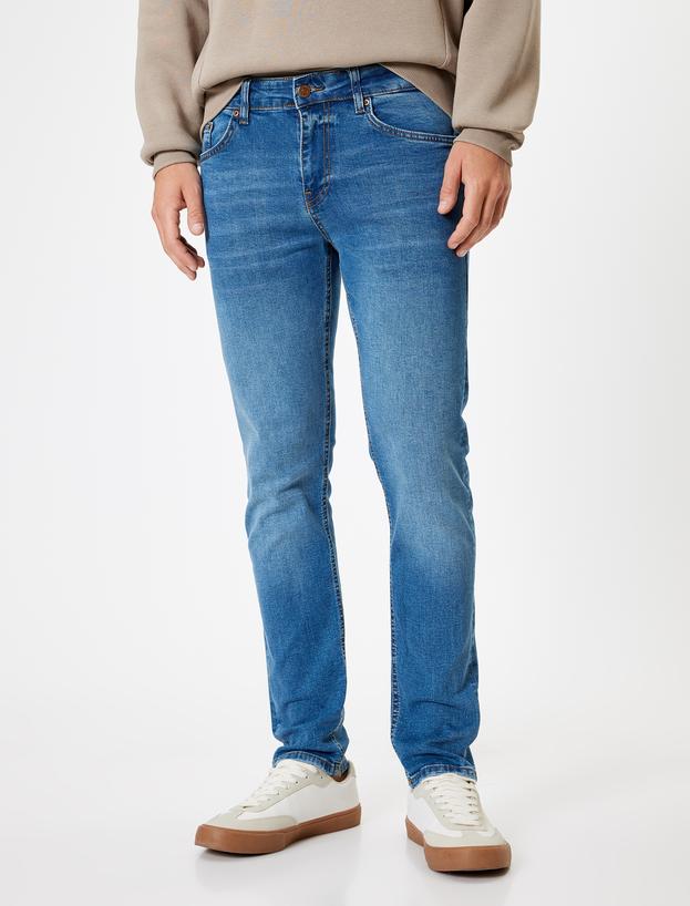 Slim Fit Kot Pantolon - Brad Jean_2