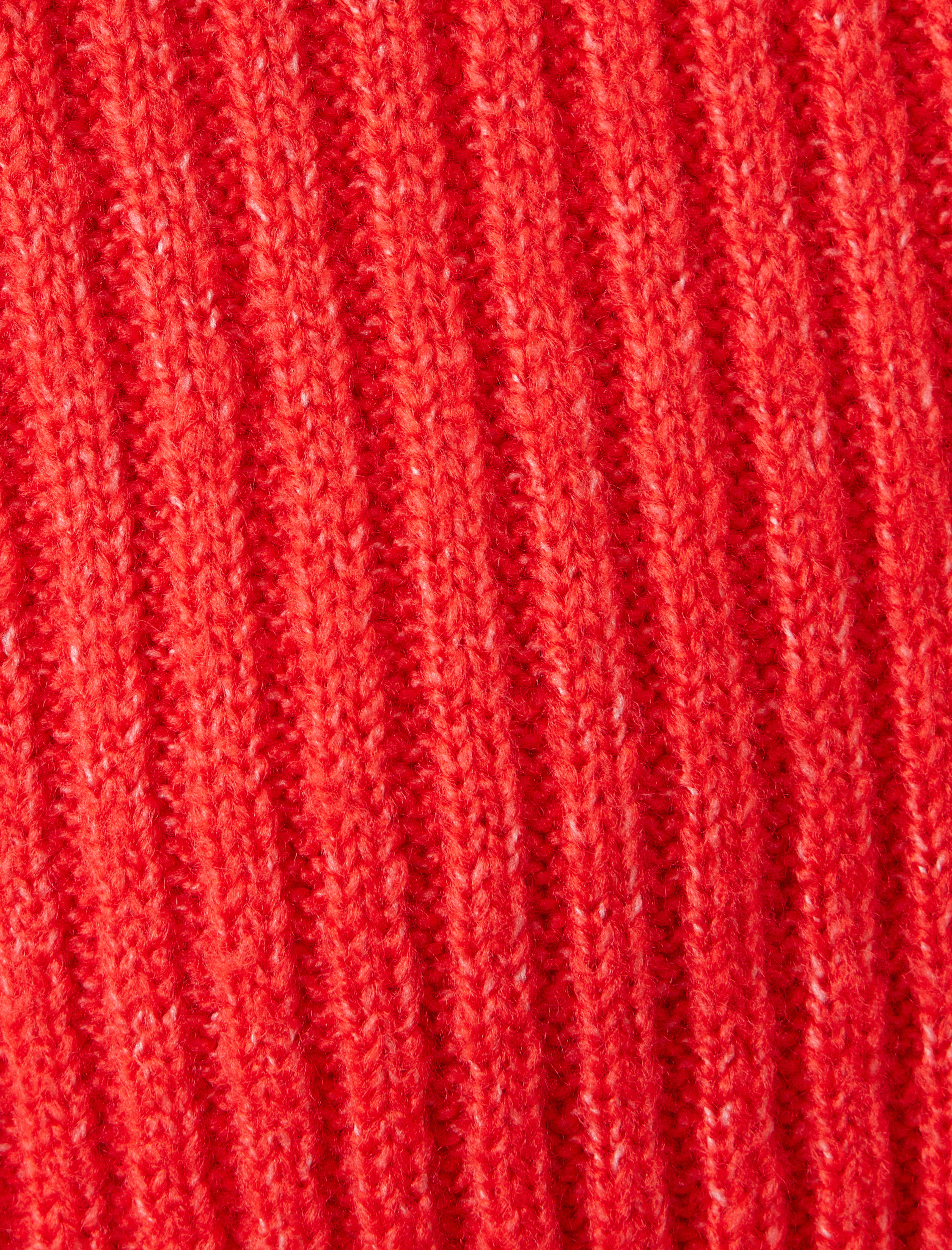   Oversize Triko Kazak Dik Yaka Dokulu Uzun Kollu