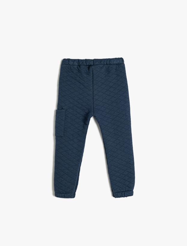 Basic Kapitone Jogger Eşofman Altı Cepli_1