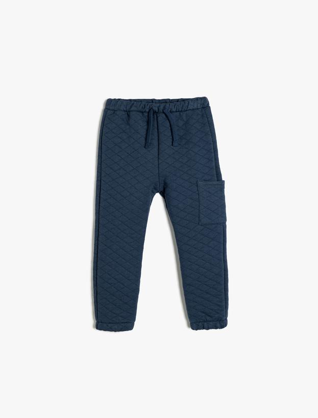 Basic Kapitone Jogger Eşofman Altı Cepli_0