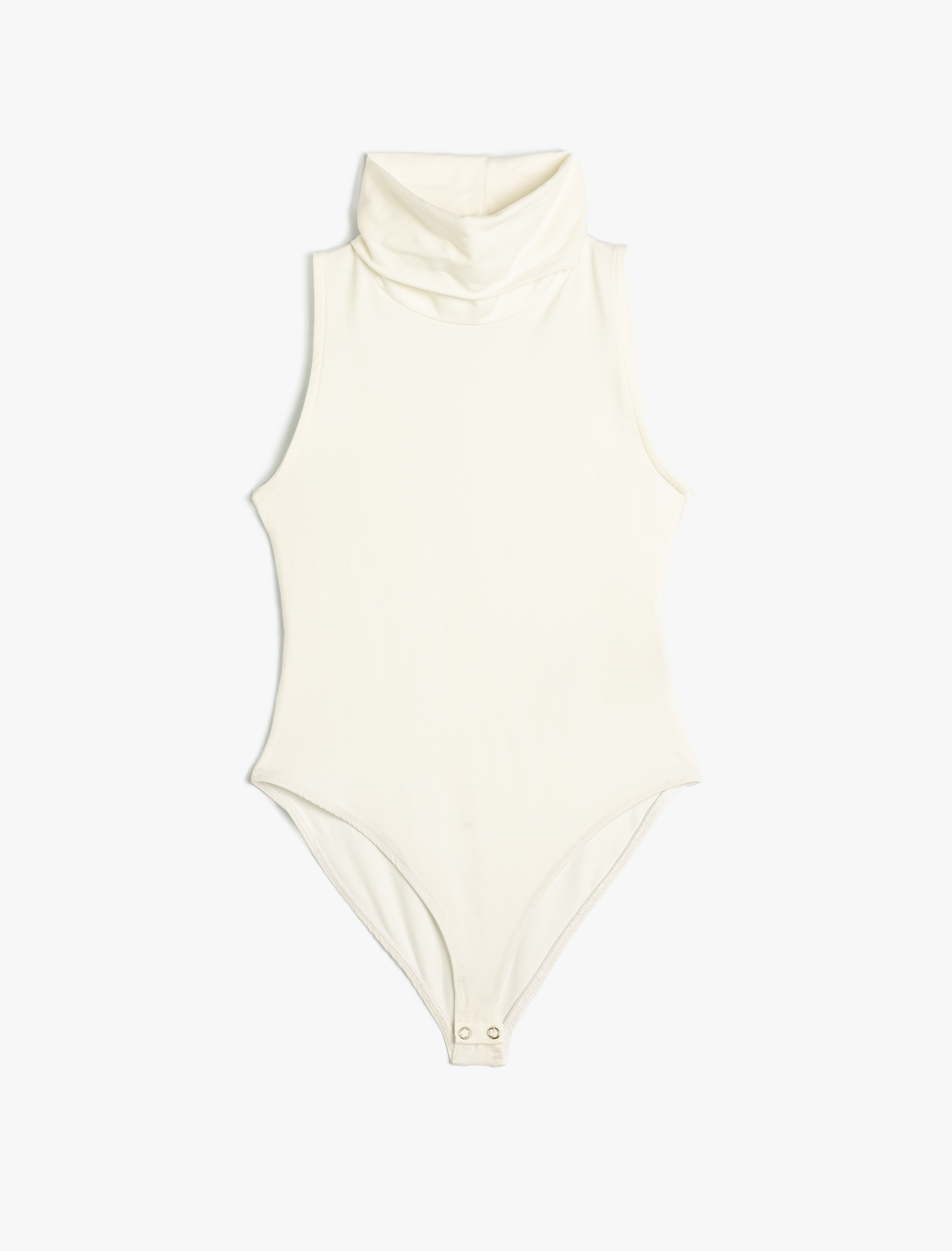 Boğazlı Atlet Kolsuz Slim Fit