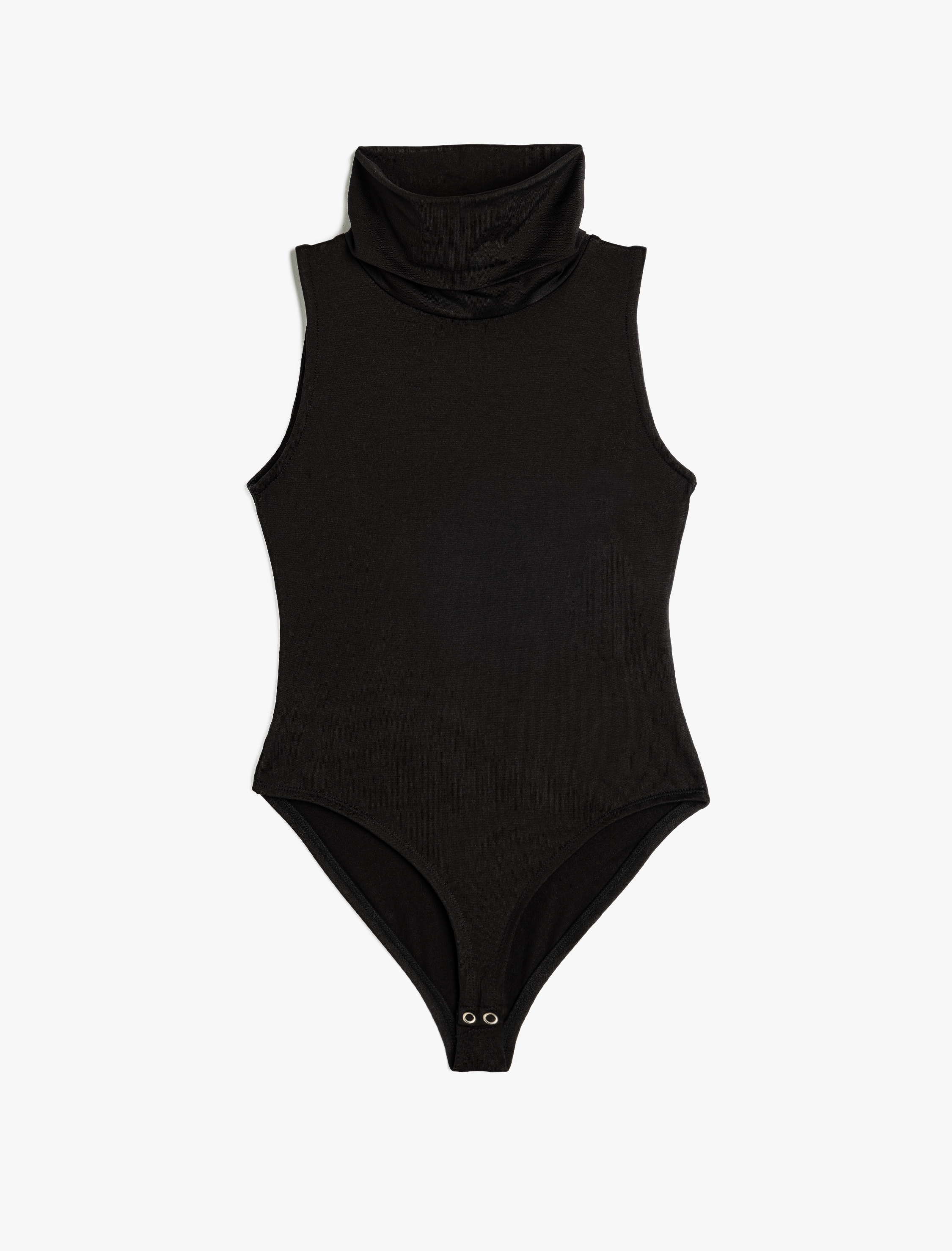 Boğazlı Atlet Kolsuz Slim Fit