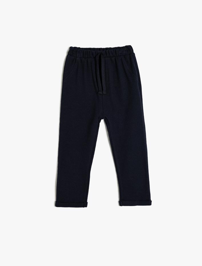 Erkek Bebek Basic Jogger Eşofman Altı Beli Lastikli