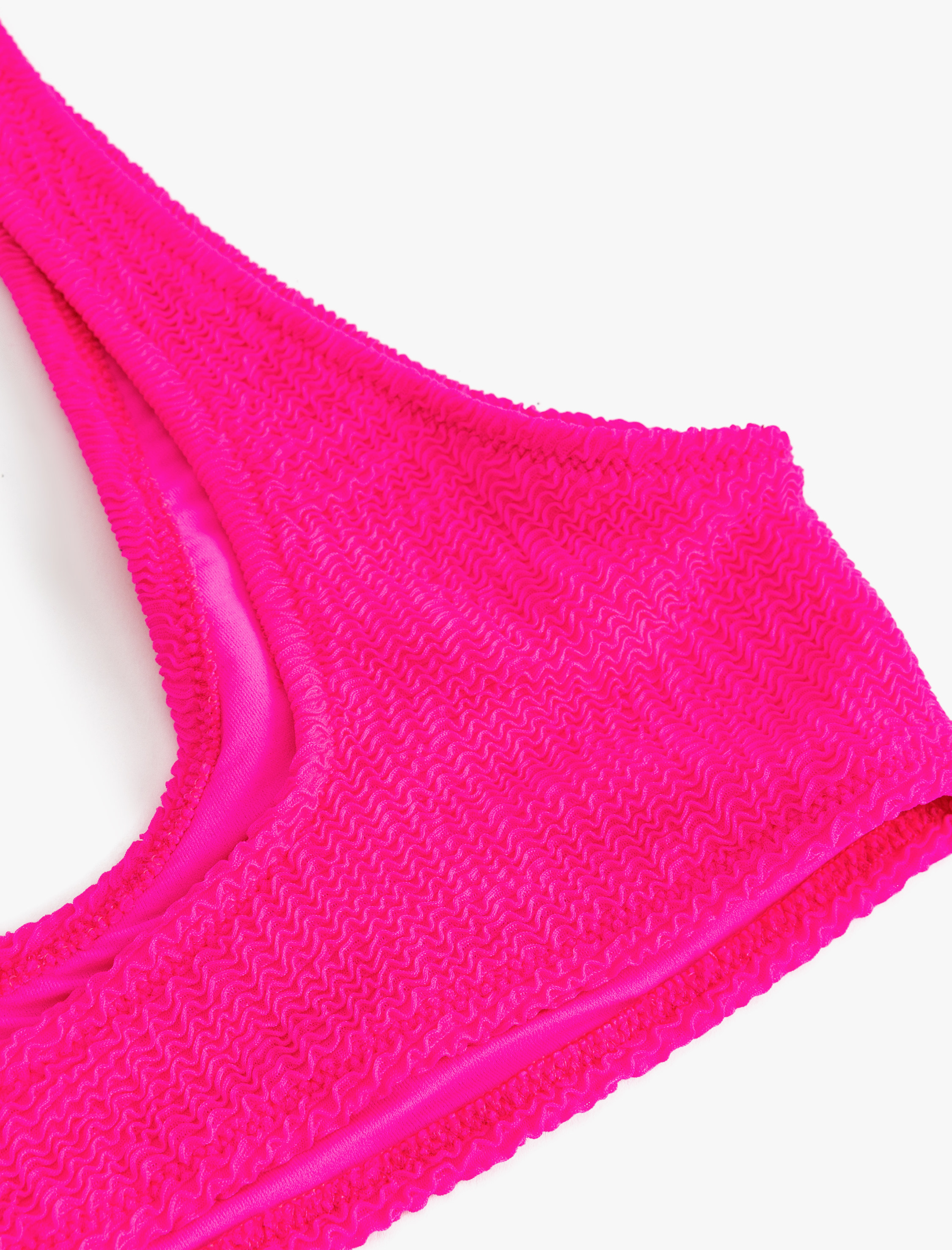   Koton X Sibil Çetinkaya - Dokulu Spor Bikini Üstü U Yaka Kalın Askılı