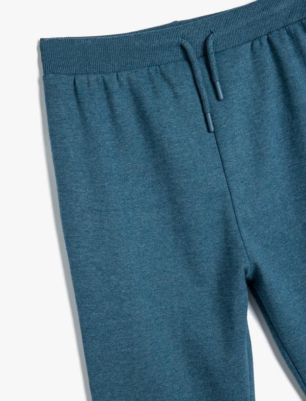 Basic Jogger Eşofman Altı Beli Bağlamalı Cepli_2