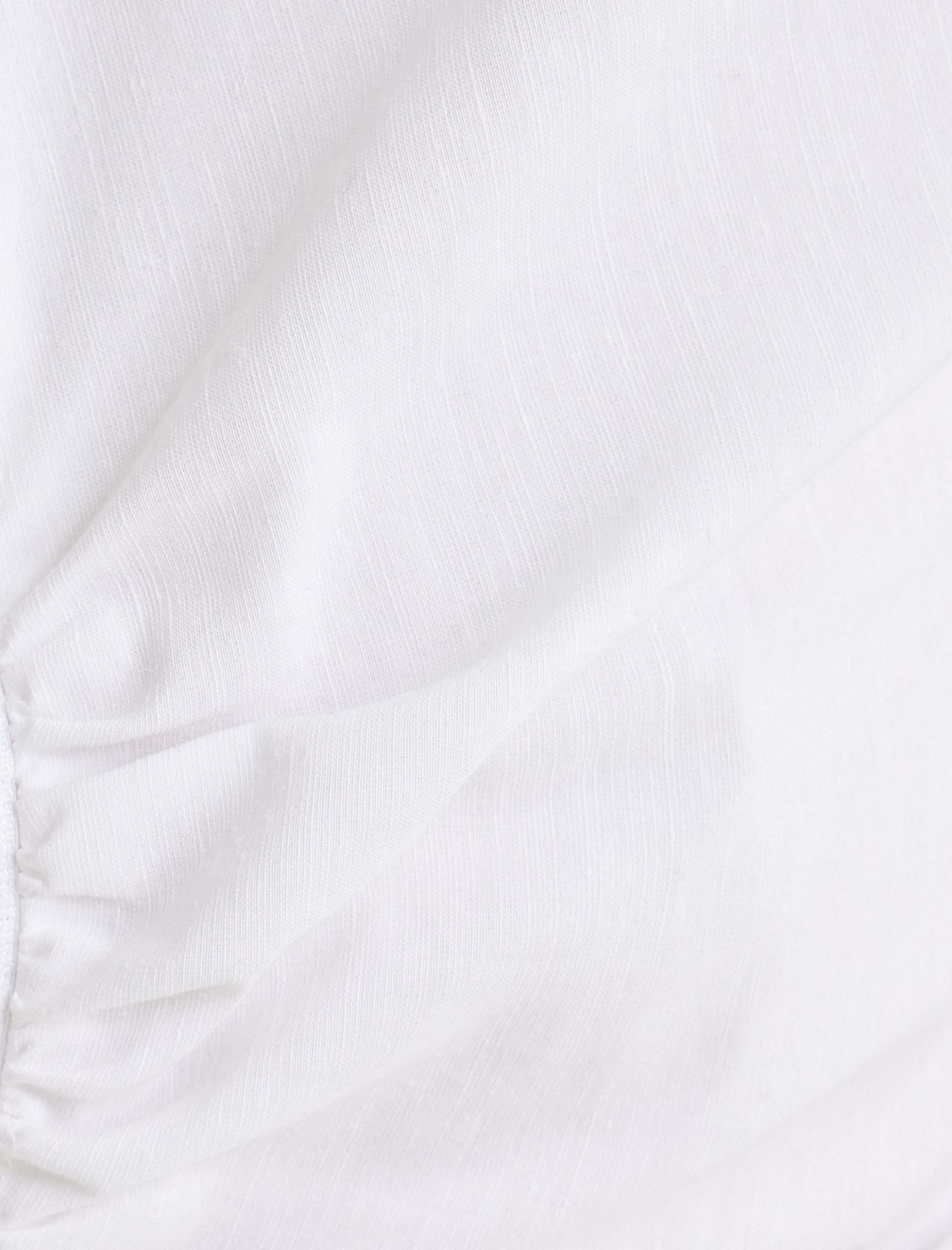 Koton X Sima Tarkan - Poplin Crop Gömlek Yarım Fermuarlı Kısa Kollu Drape Detaylı