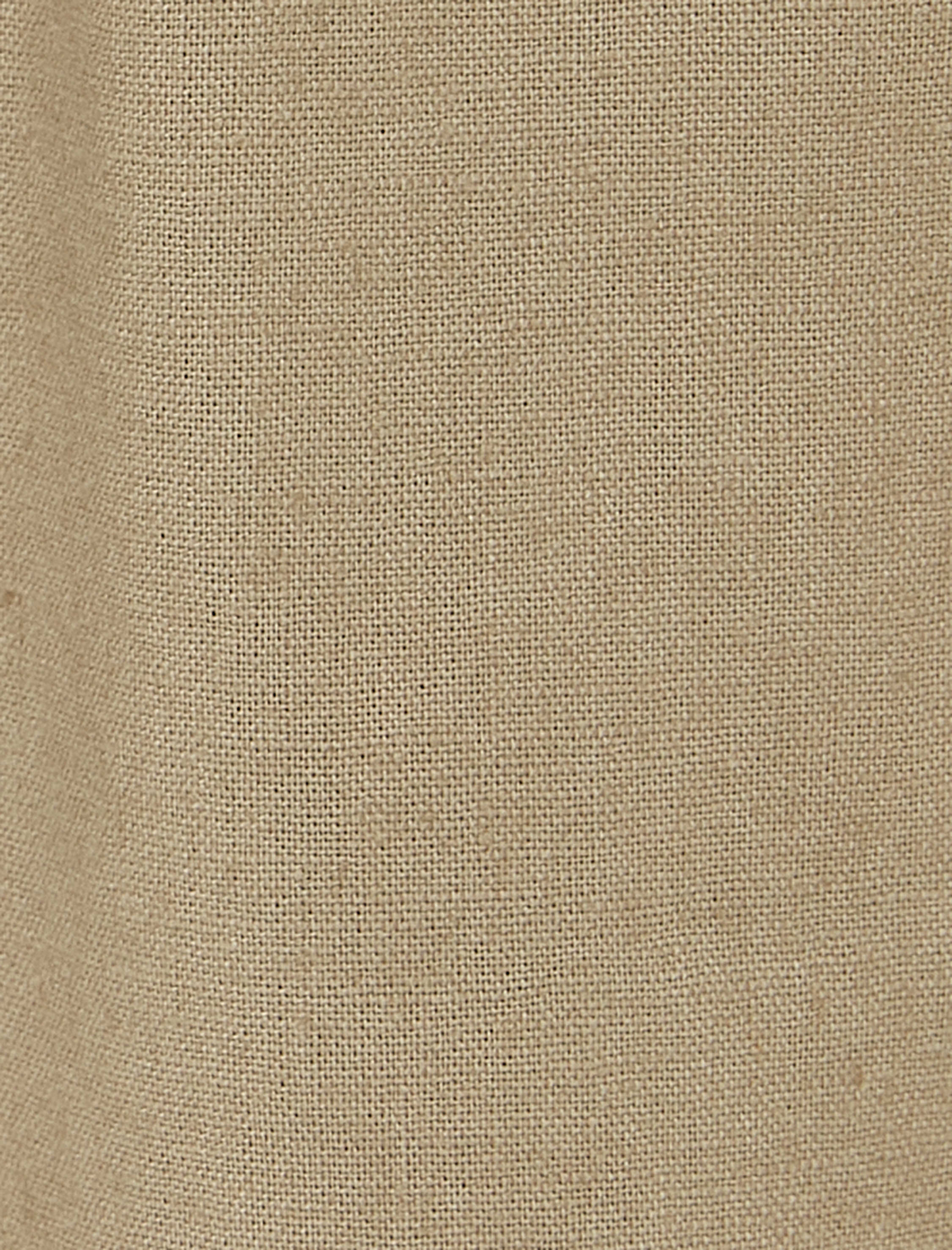   Keten Pantolon Beli Lastikli Cep Detaylı