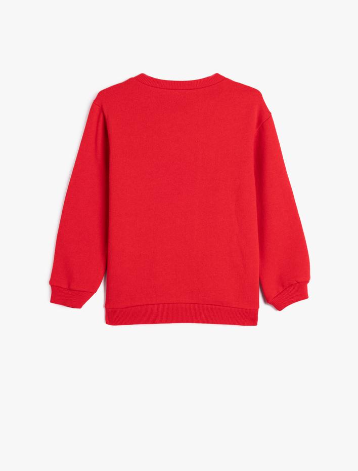 Erkek Çocuk Sweat Uzun Kollu Bisiklet Yaka London Baskılı