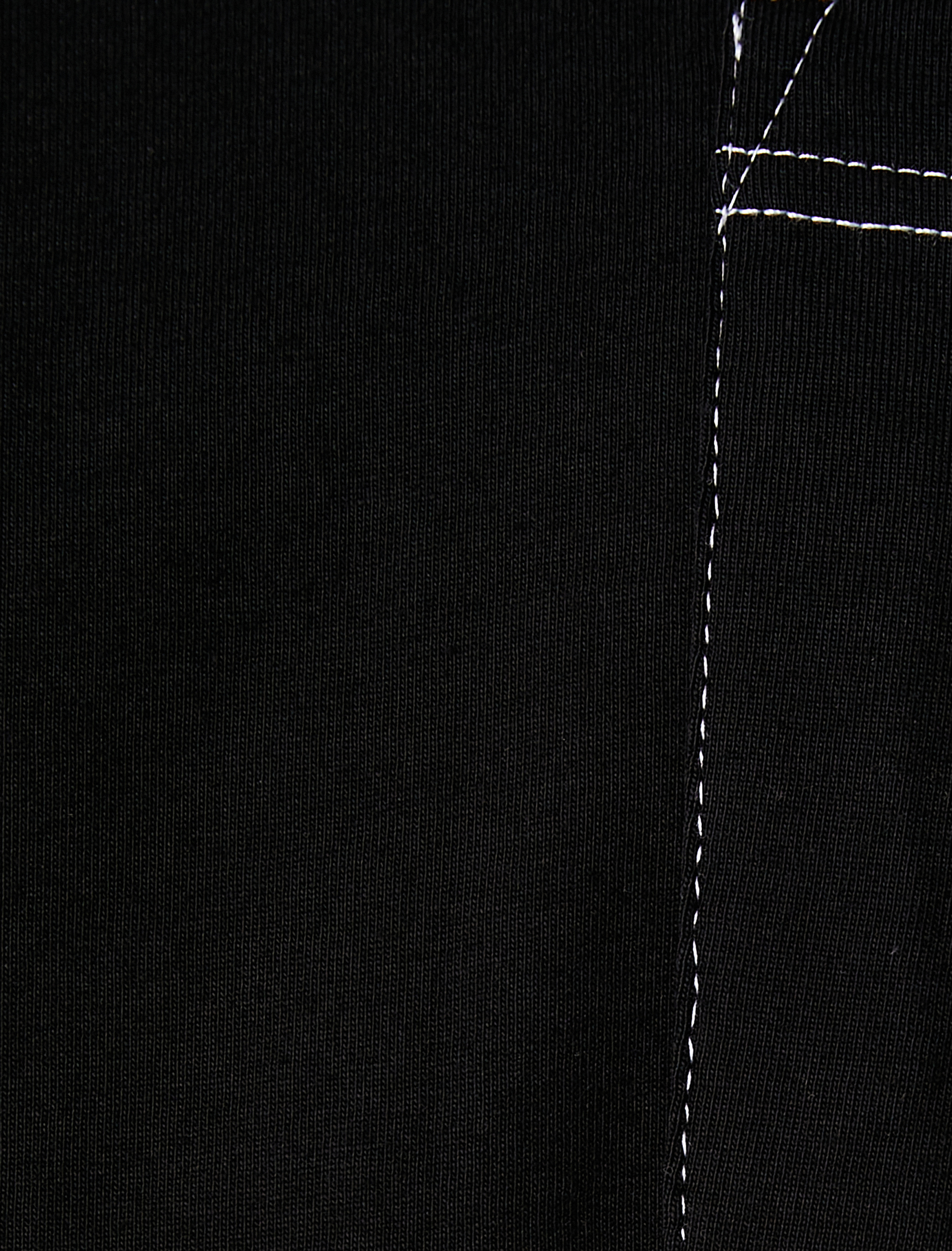   Kısa Kollu Tişört Bisiklet Yaka Dikiş Detaylı Cepli Pamuklu