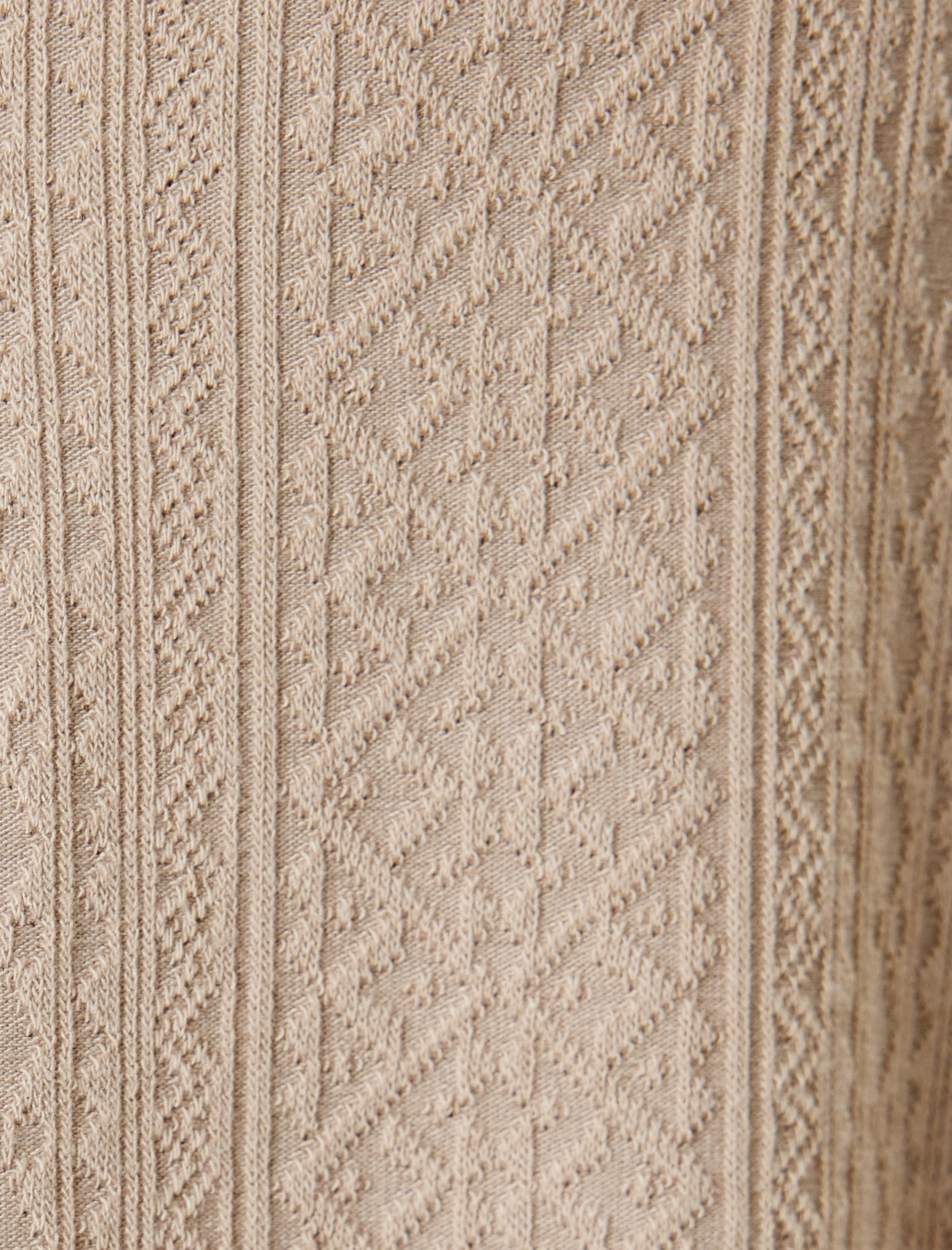   Oversize Gömlek Kısa Kollu Dokulu