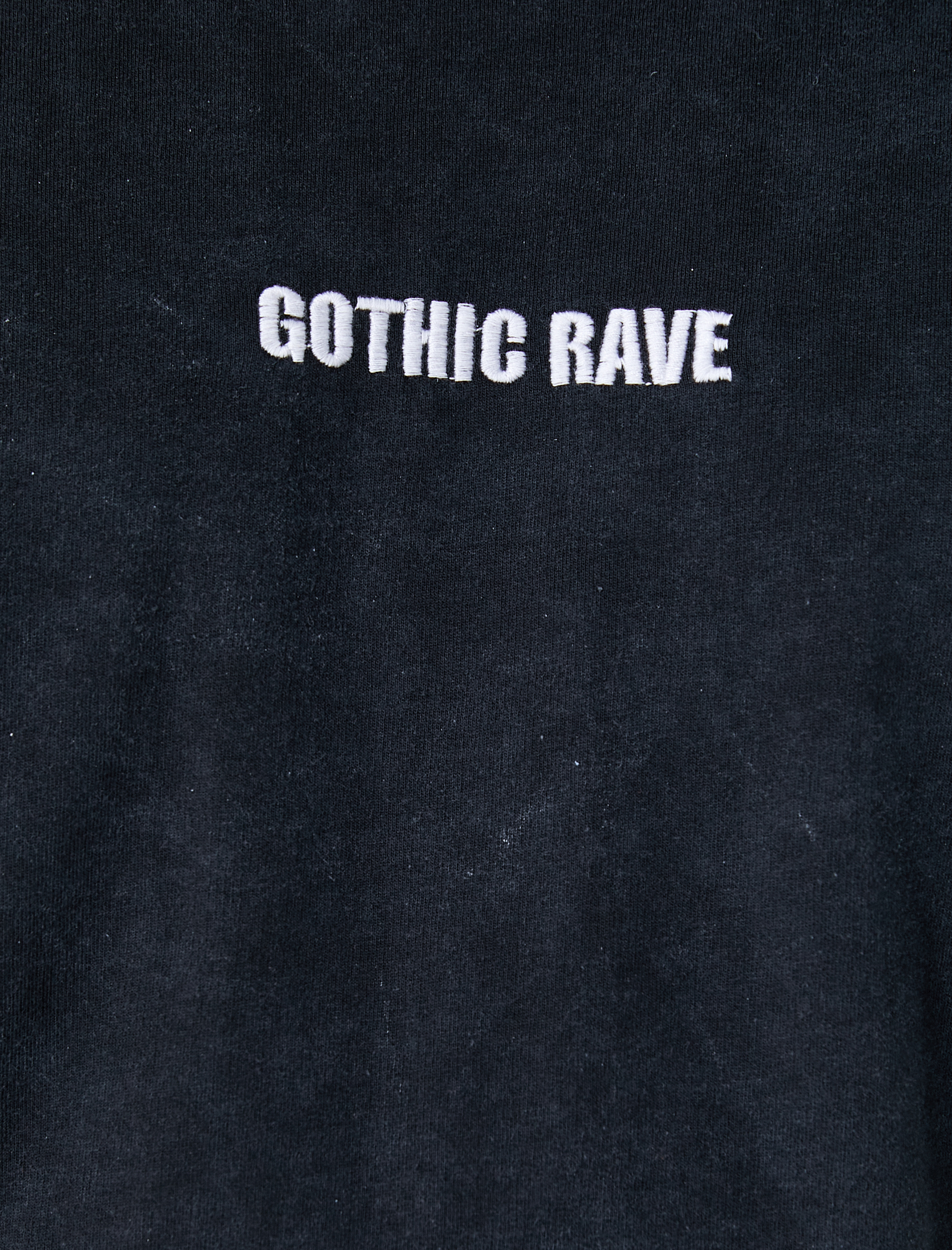   Slogan İşlemeli Pamuklu Kısa Kollu Bisiklet Yaka Oversize Tişört