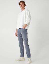 Slim Fit Kot Pantolon - Brad Jean