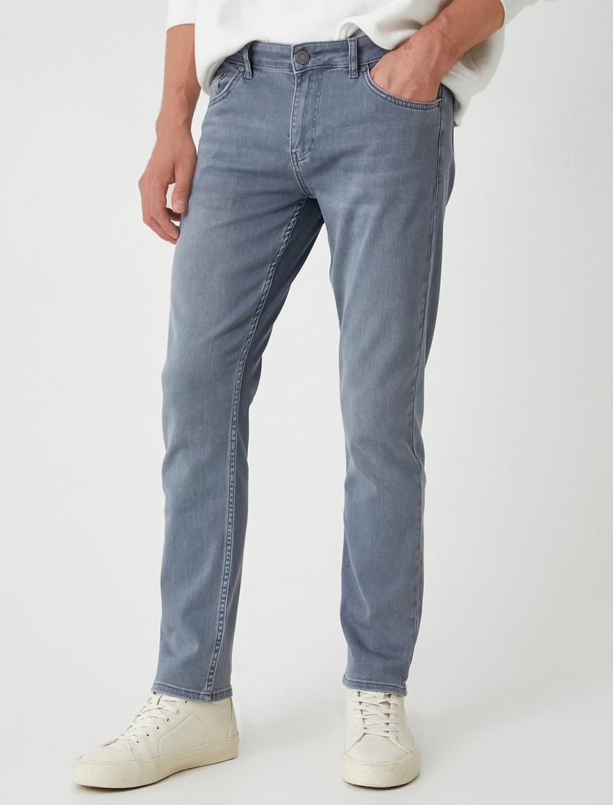   Slim Fit Kot Pantolon - Brad Jean