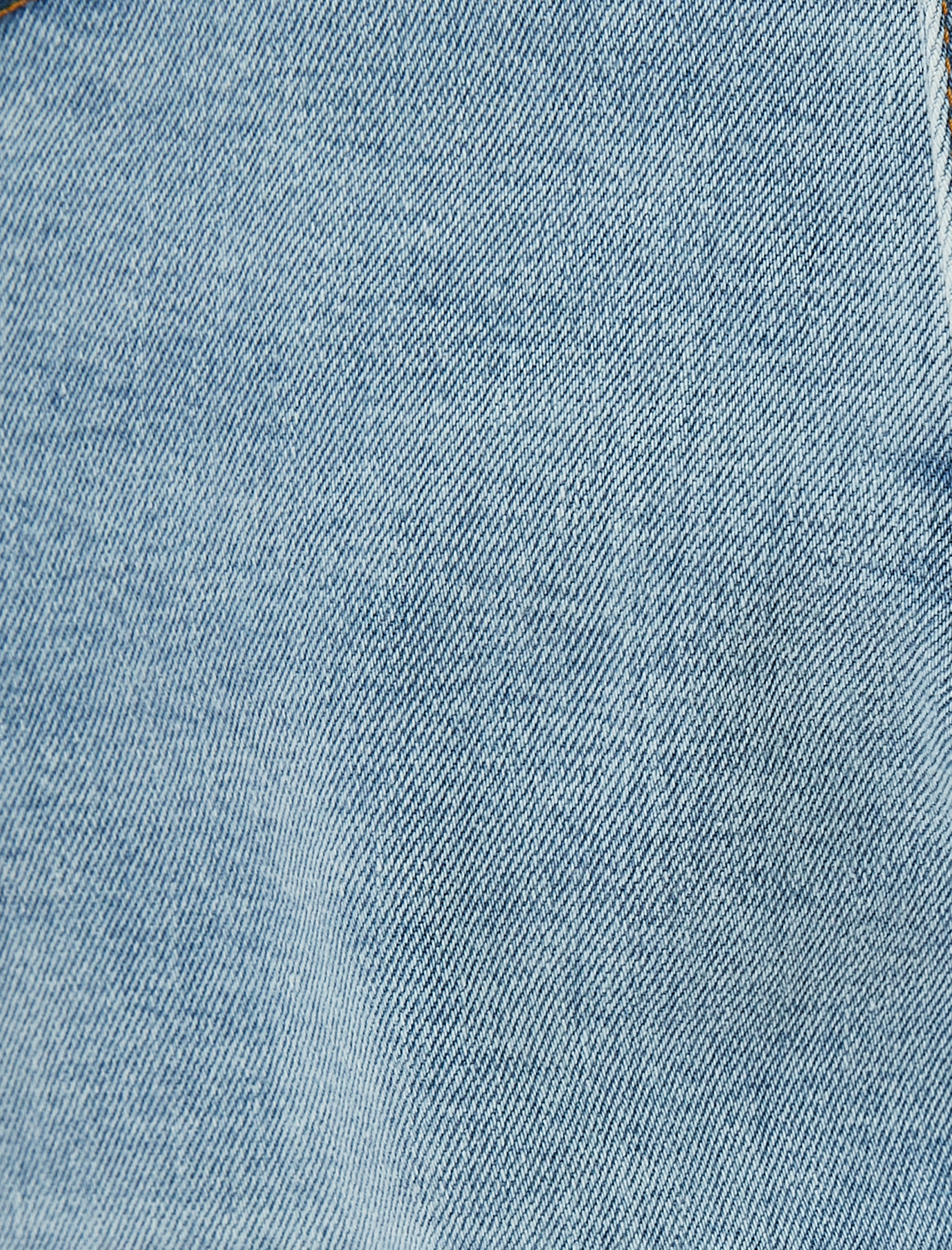 Slim Fit Kot Şort Bermuda Cep Detaylı Pamuklu