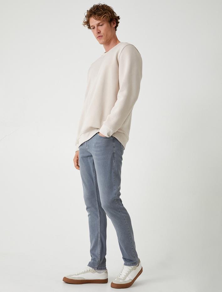  Standart Bel Skinny Fit Kot Pantolon - Michael Jean