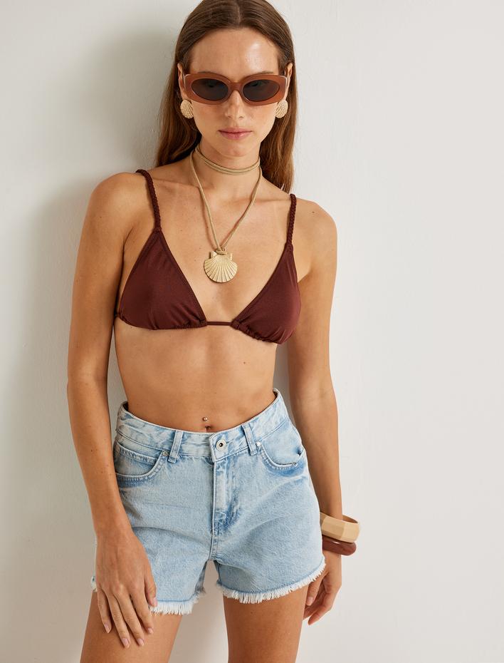  Koton X Şahika Ercümen - Mini Düğmeli Kot Şort