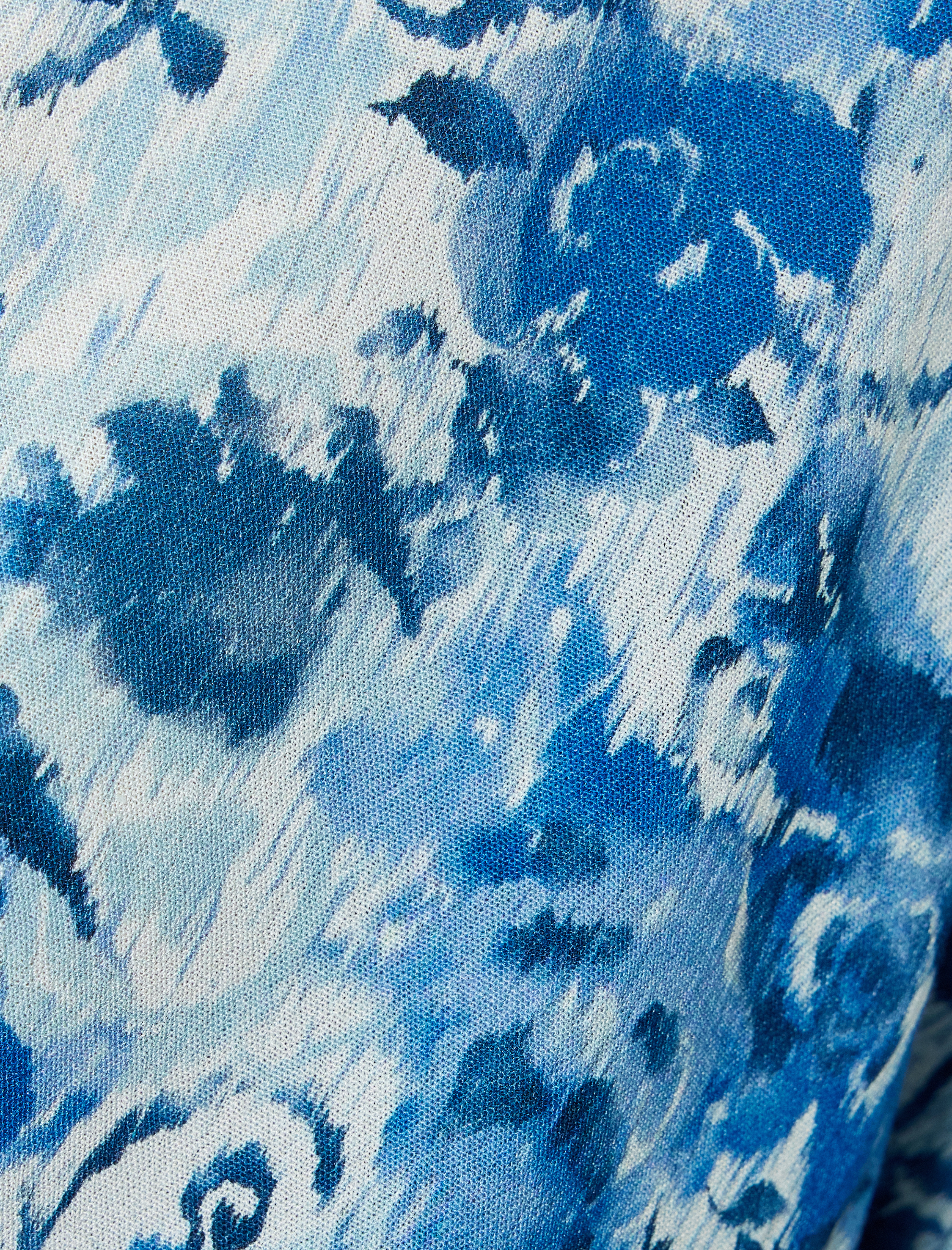 Viskon Kimono Çiçekli Geniş Kollu Bağlama Detaylı