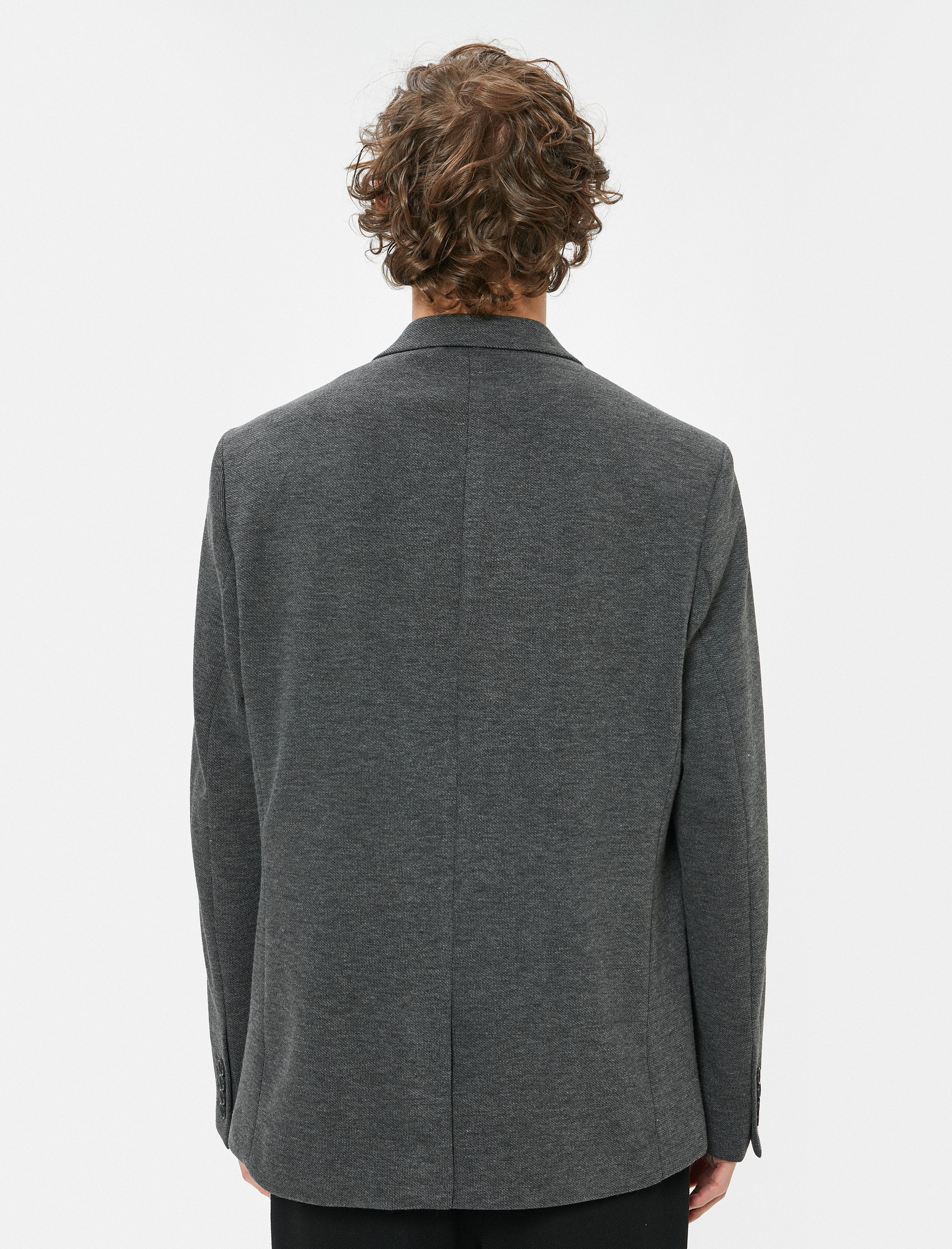   Blazer Ceket Slim Fit Kapaklı Cep Detaylı