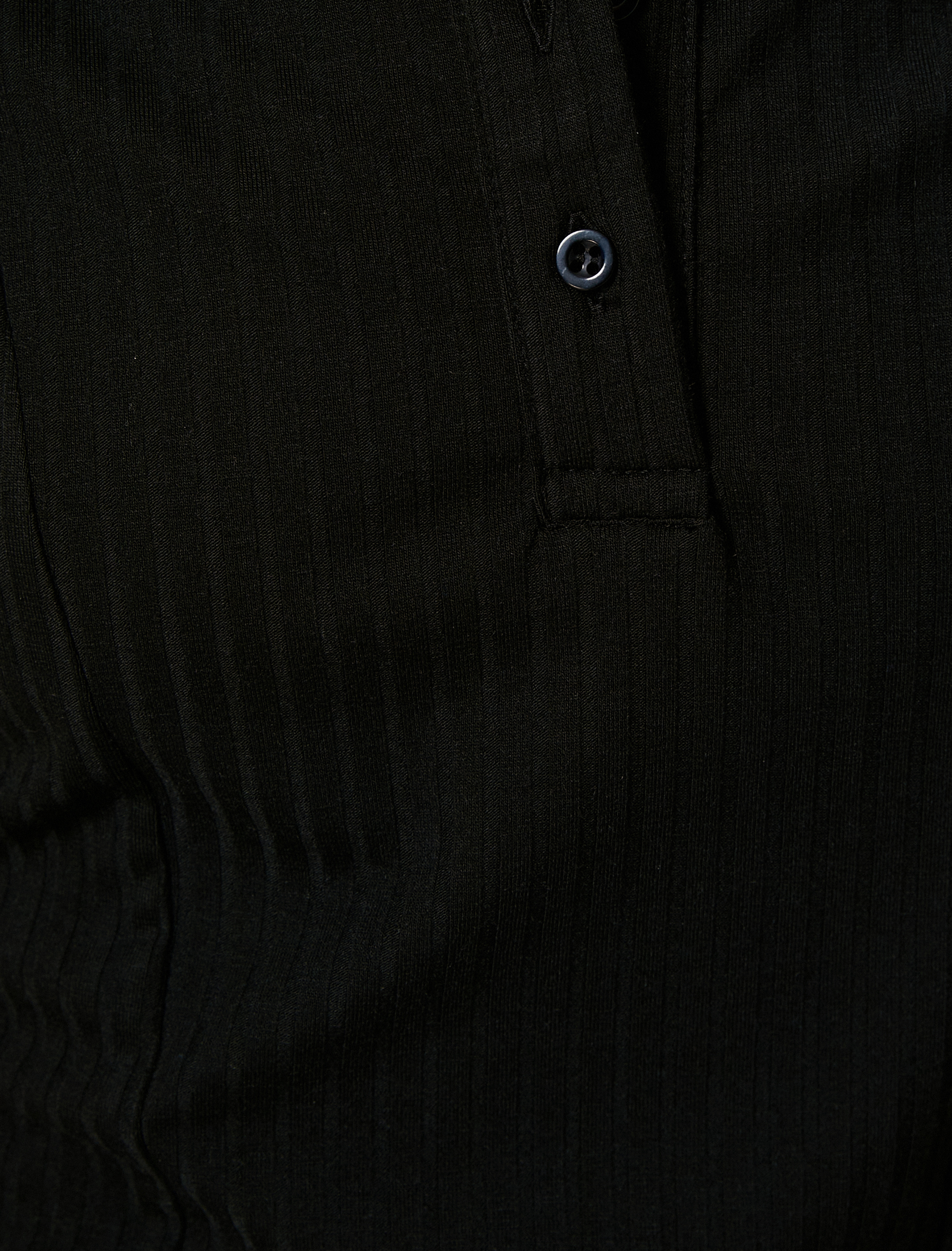 Polo Yaka Mini Elbise A Kesim Kısa Kollu Ribanalı