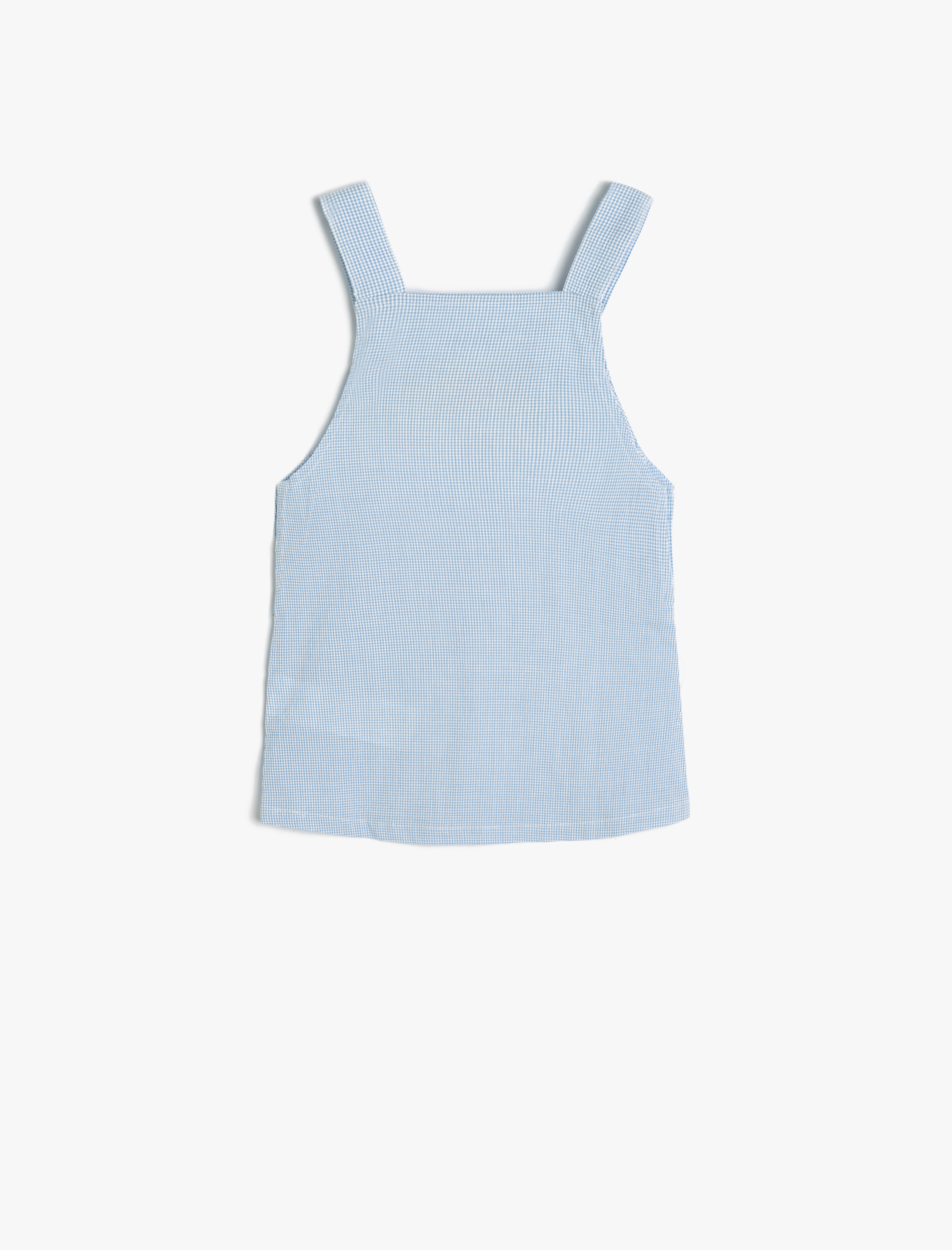  Kız Bebek Jile Elbise Kare Yaka Pamuklu