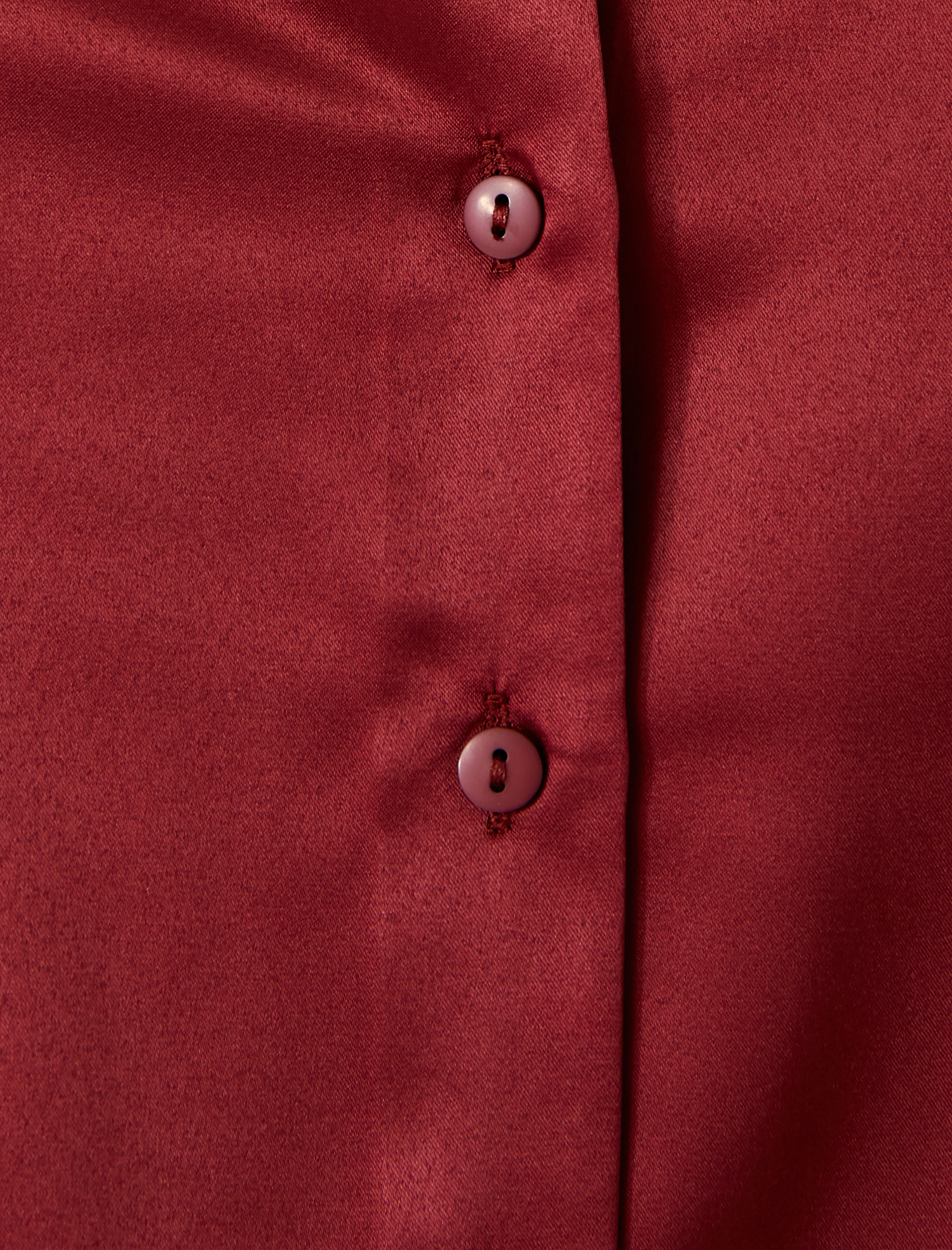   Saten Gömlek Uzun Kollu Klasik Yaka