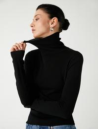 Basic Balıkçı Yaka Triko Kazak